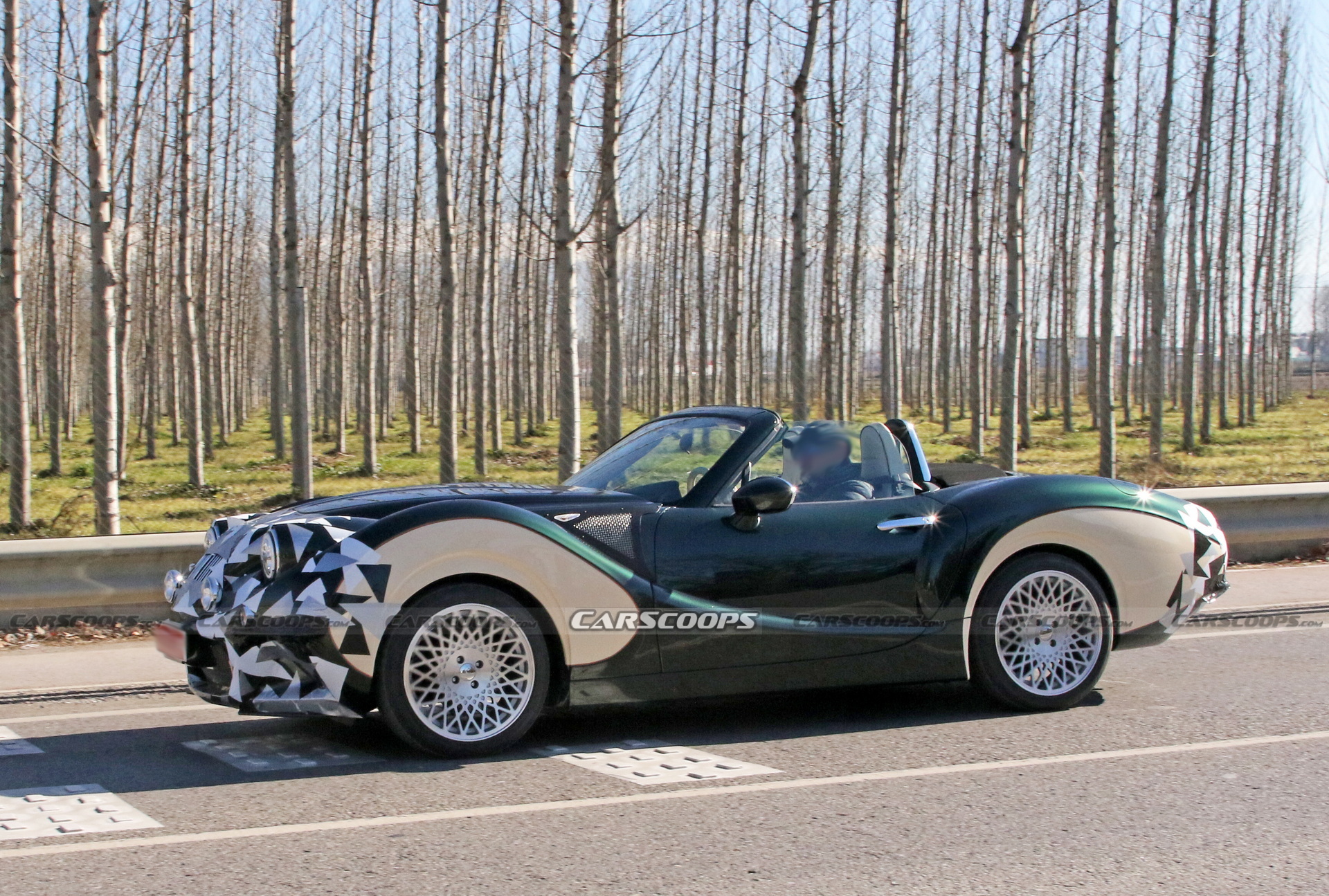 Miata-Based Hurtan Sports Car Now Spied As A Roadster, Too