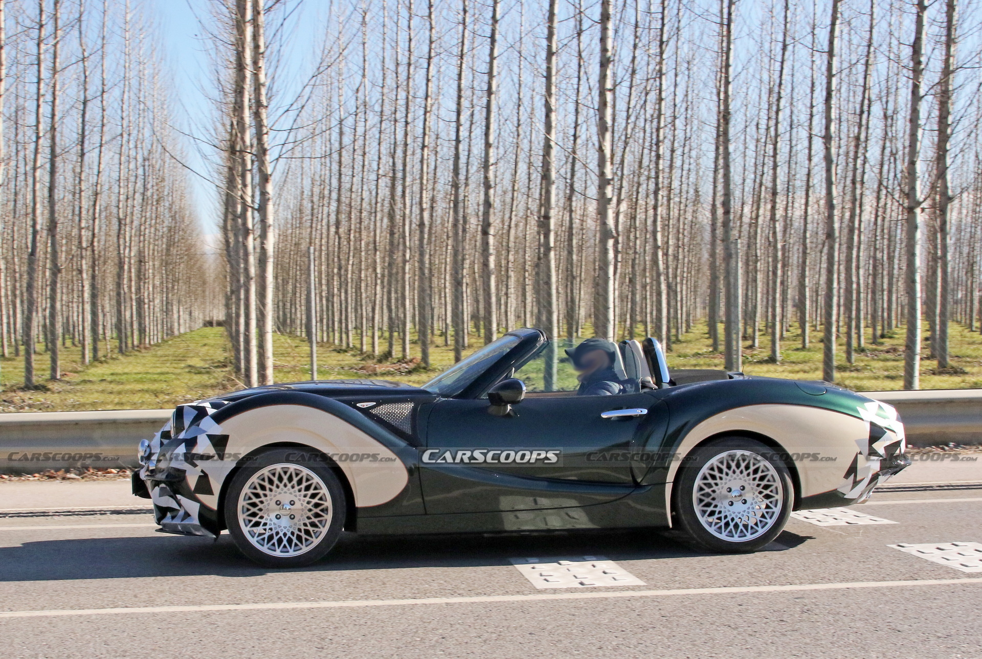 Miata-Based Hurtan Sports Car Now Spied As A Roadster, Too