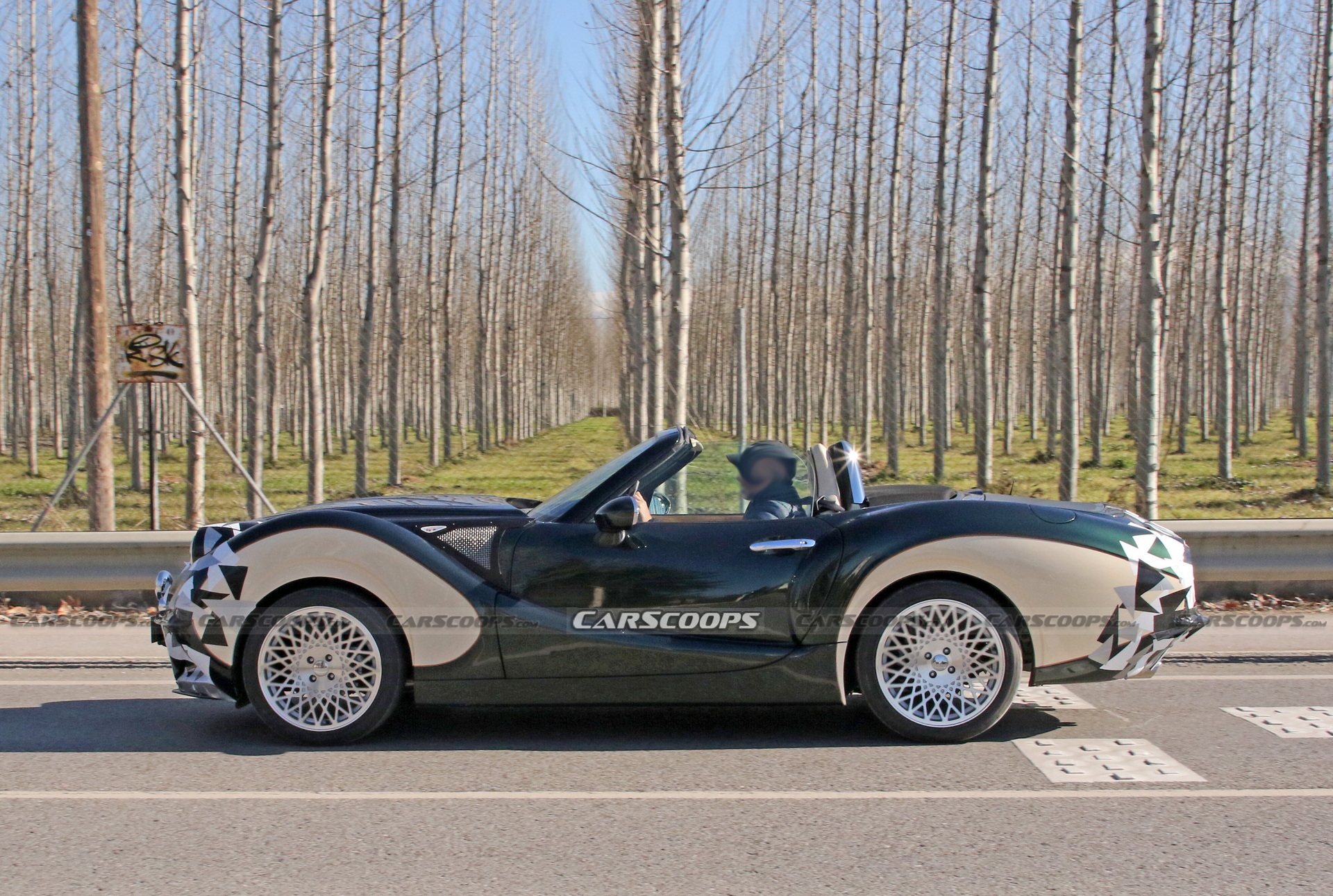 Miata-Based Hurtan Sports Car Now Spied As A Roadster, Too