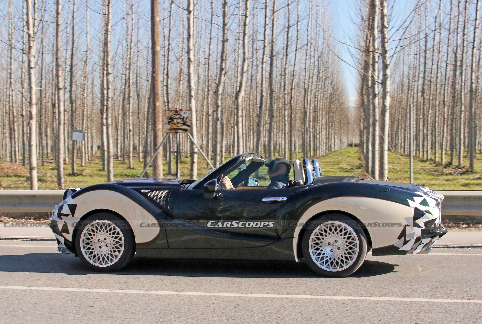 Miata-Based Hurtan Sports Car Now Spied As A Roadster, Too