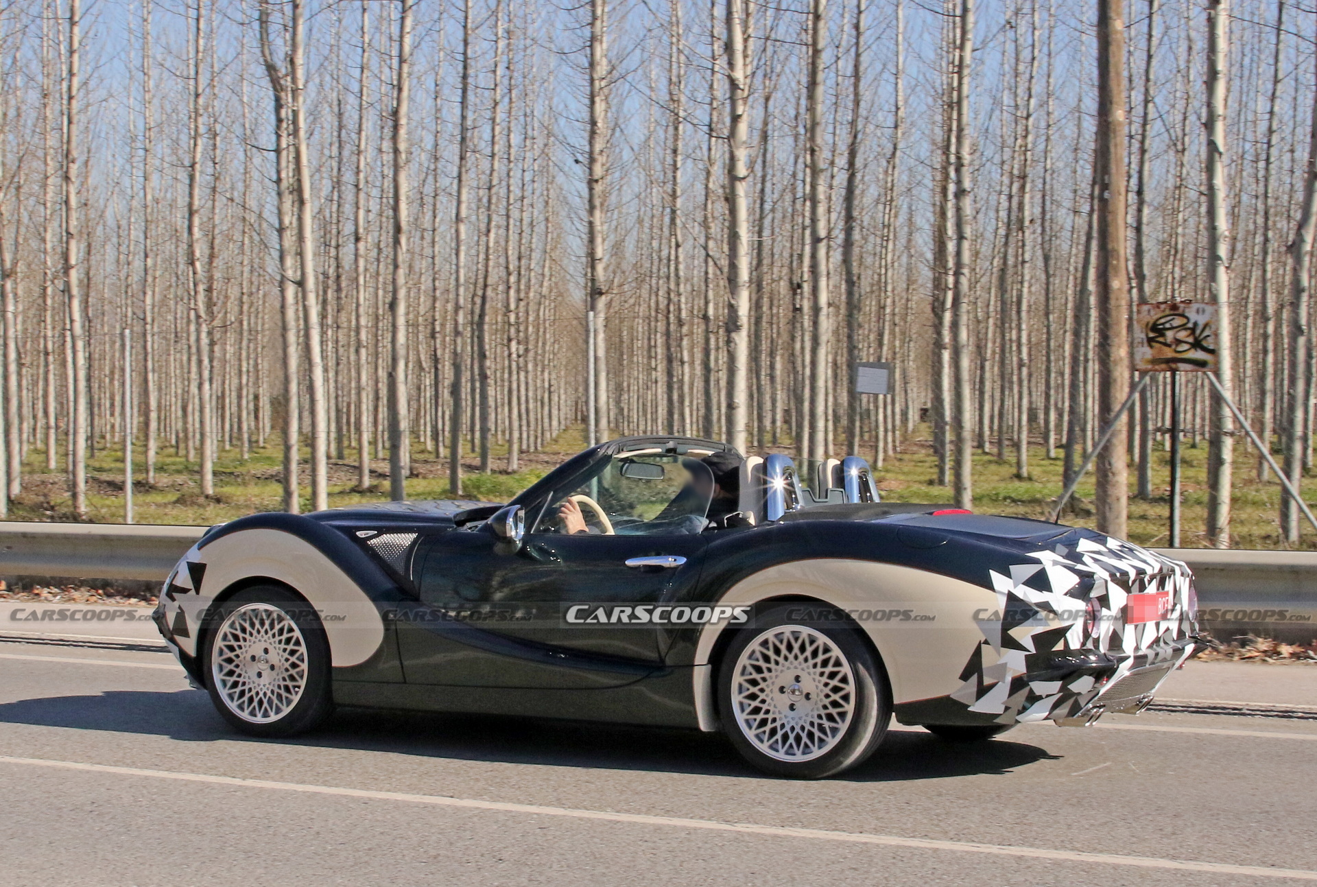 Miata-Based Hurtan Sports Car Now Spied As A Roadster, Too