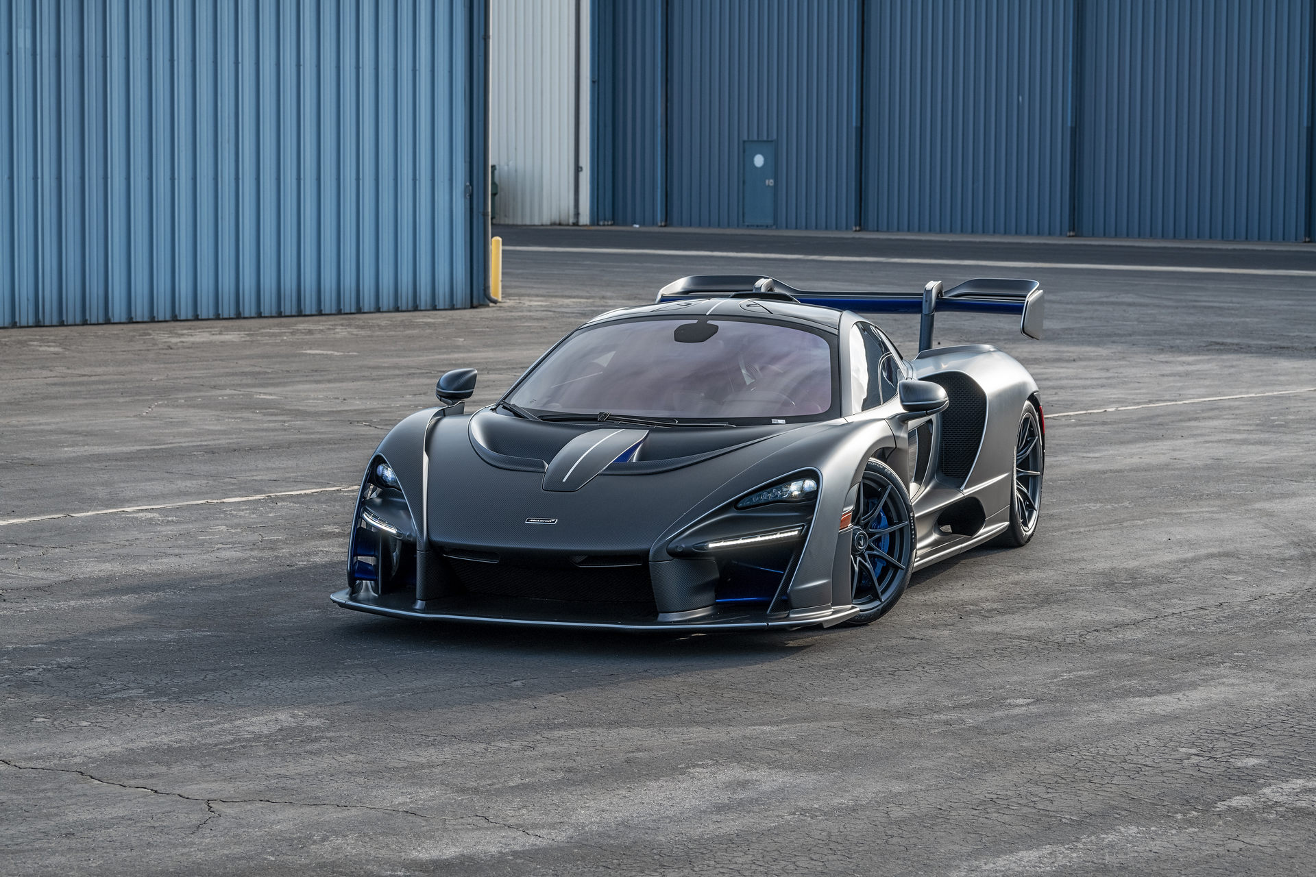 Matte Carbon McLaren Senna With 410 Miles On The Odo Has Over $360,000 Worth Of Options