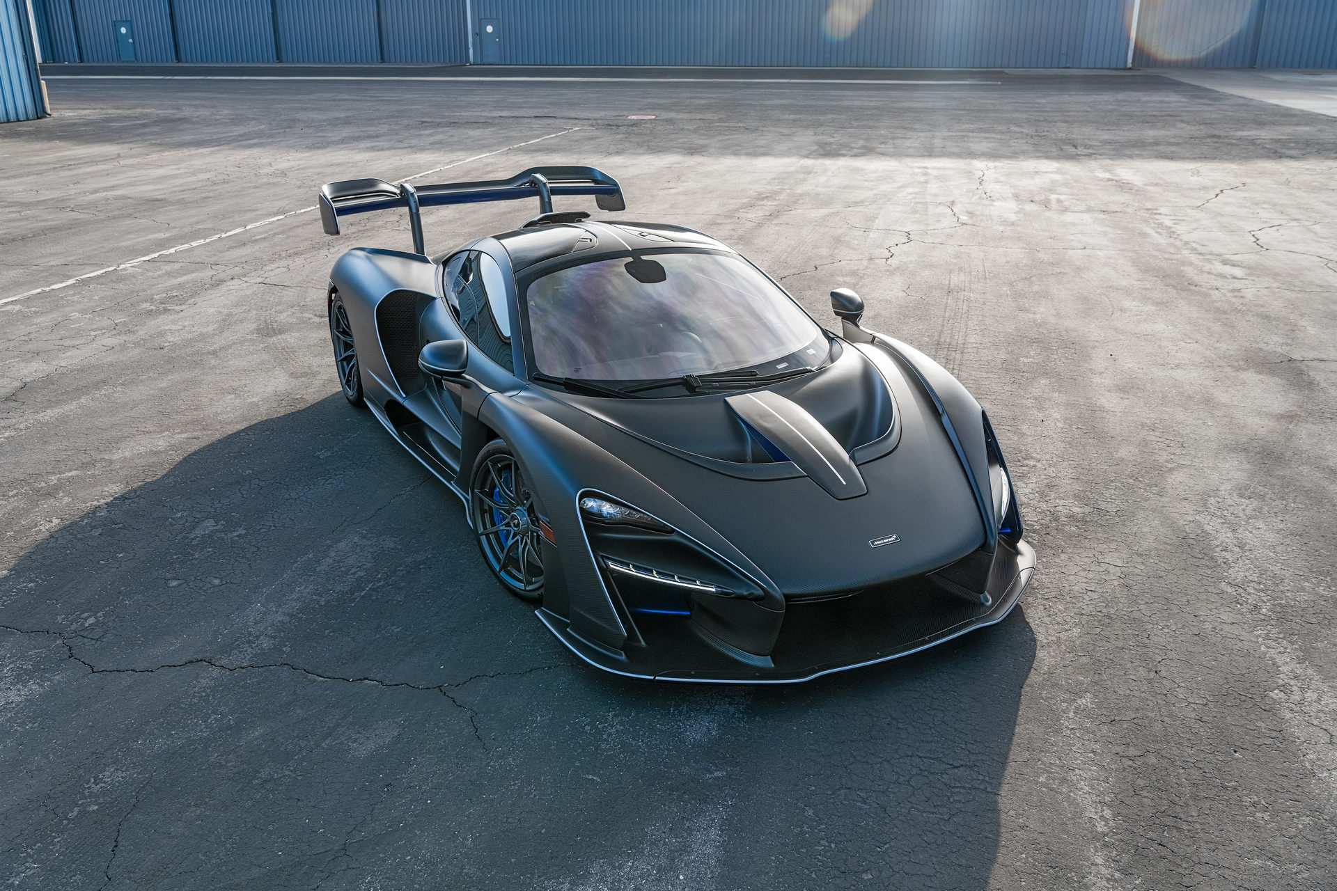 Matte Carbon McLaren Senna With 410 Miles On The Odo Has Over $360,000 Worth Of Options