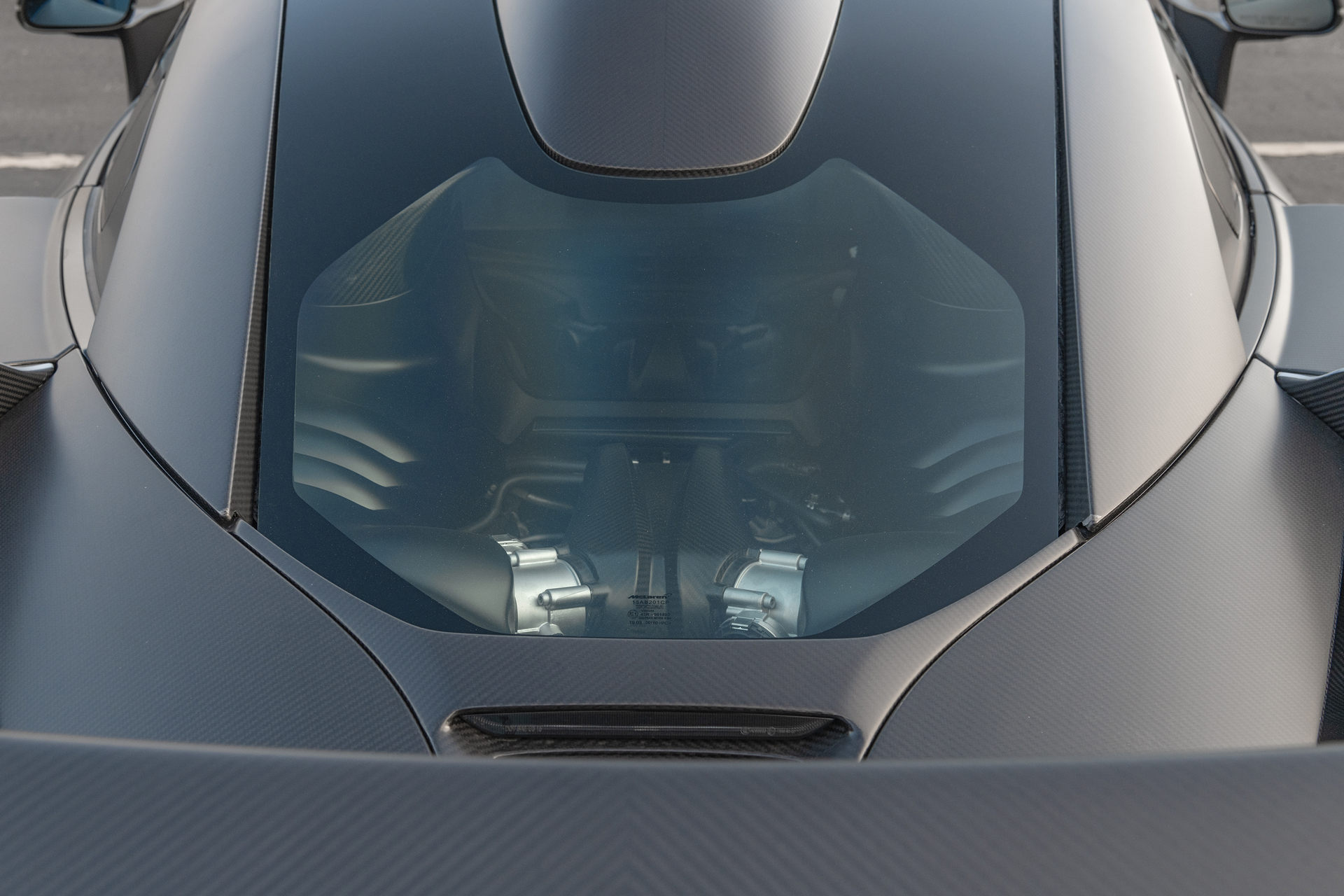 Matte Carbon McLaren Senna With 410 Miles On The Odo Has Over $360,000 Worth Of Options