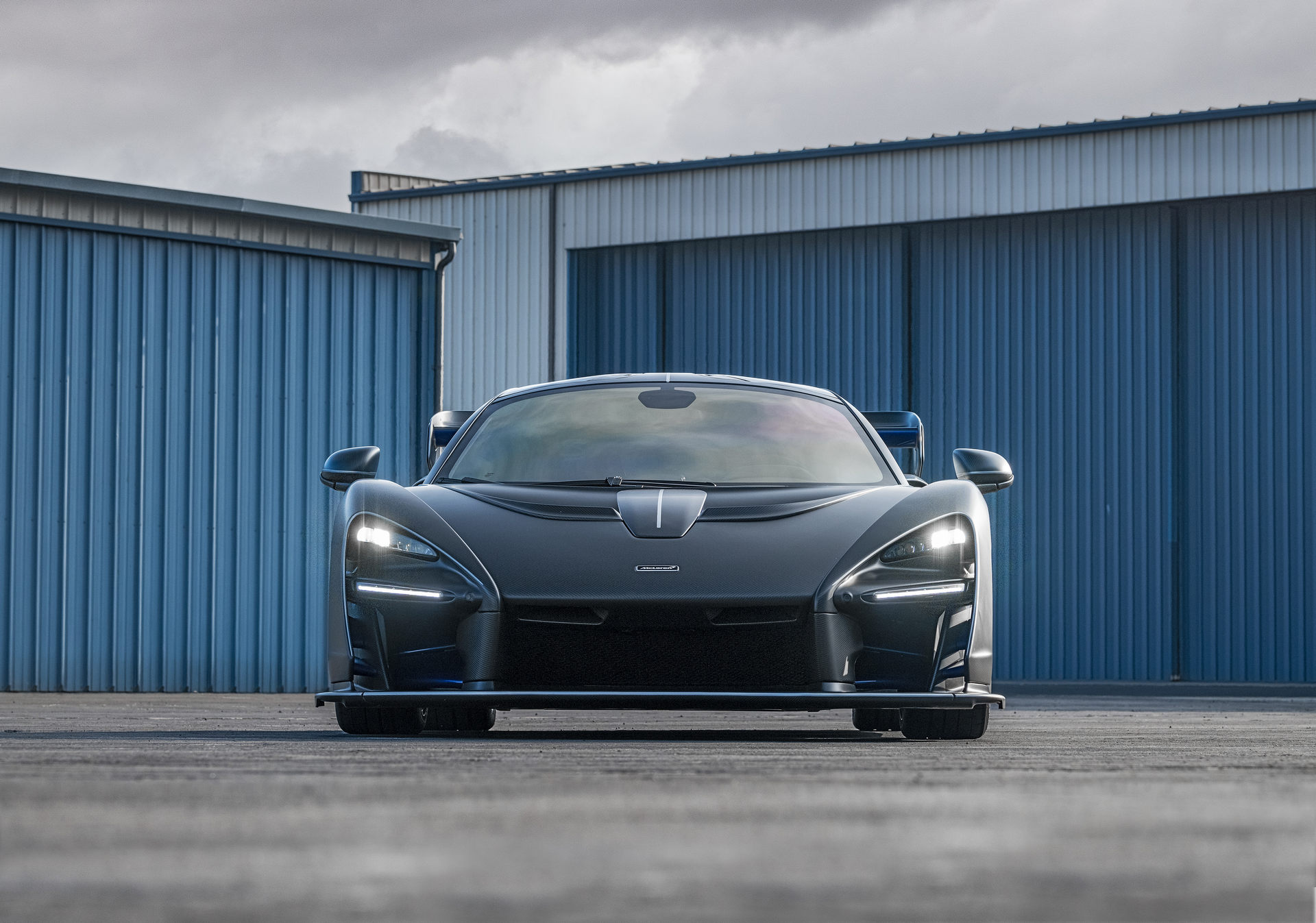 Matte Carbon McLaren Senna With 410 Miles On The Odo Has Over $360,000 Worth Of Options