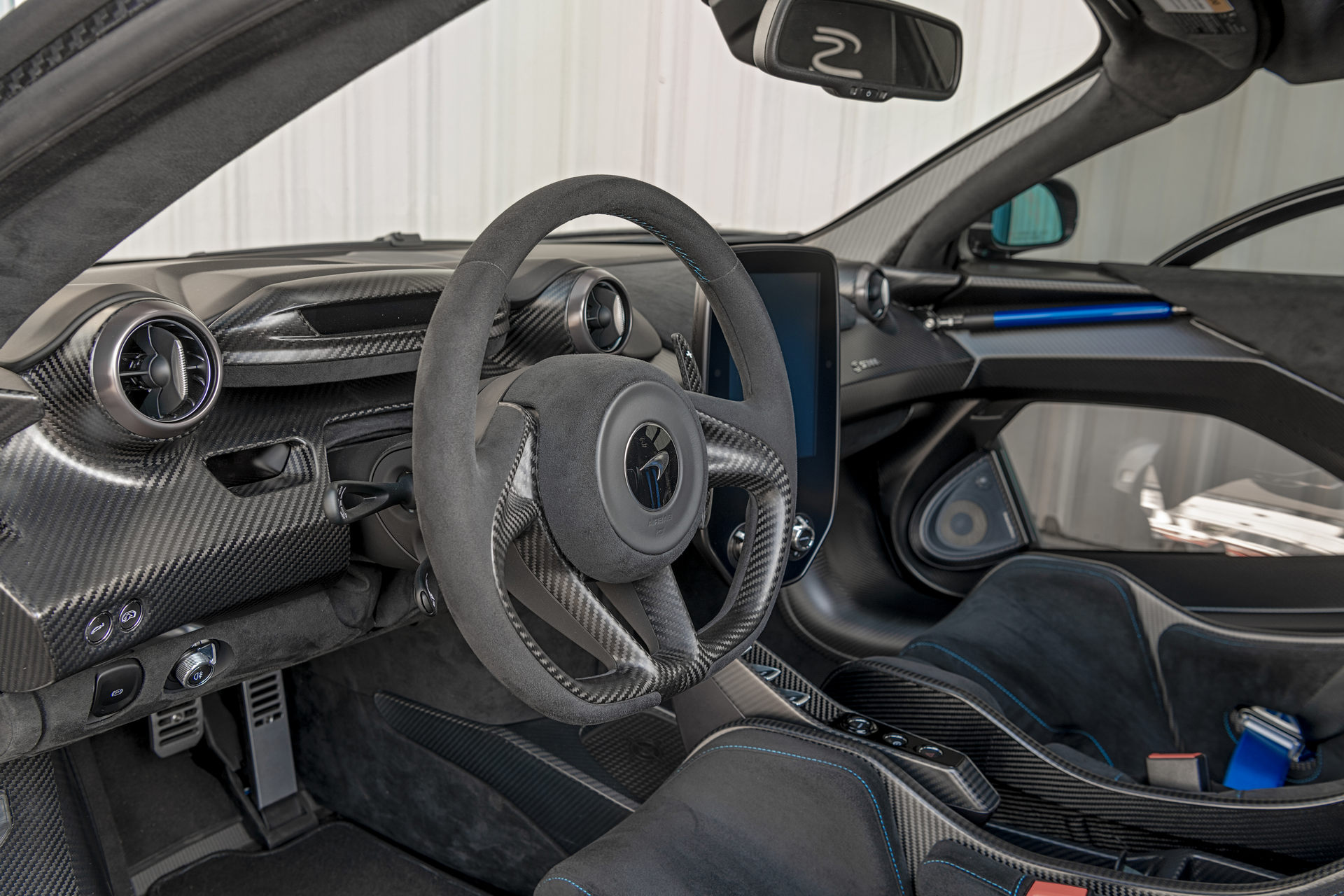 Matte Carbon McLaren Senna With 410 Miles On The Odo Has Over $360,000 Worth Of Options