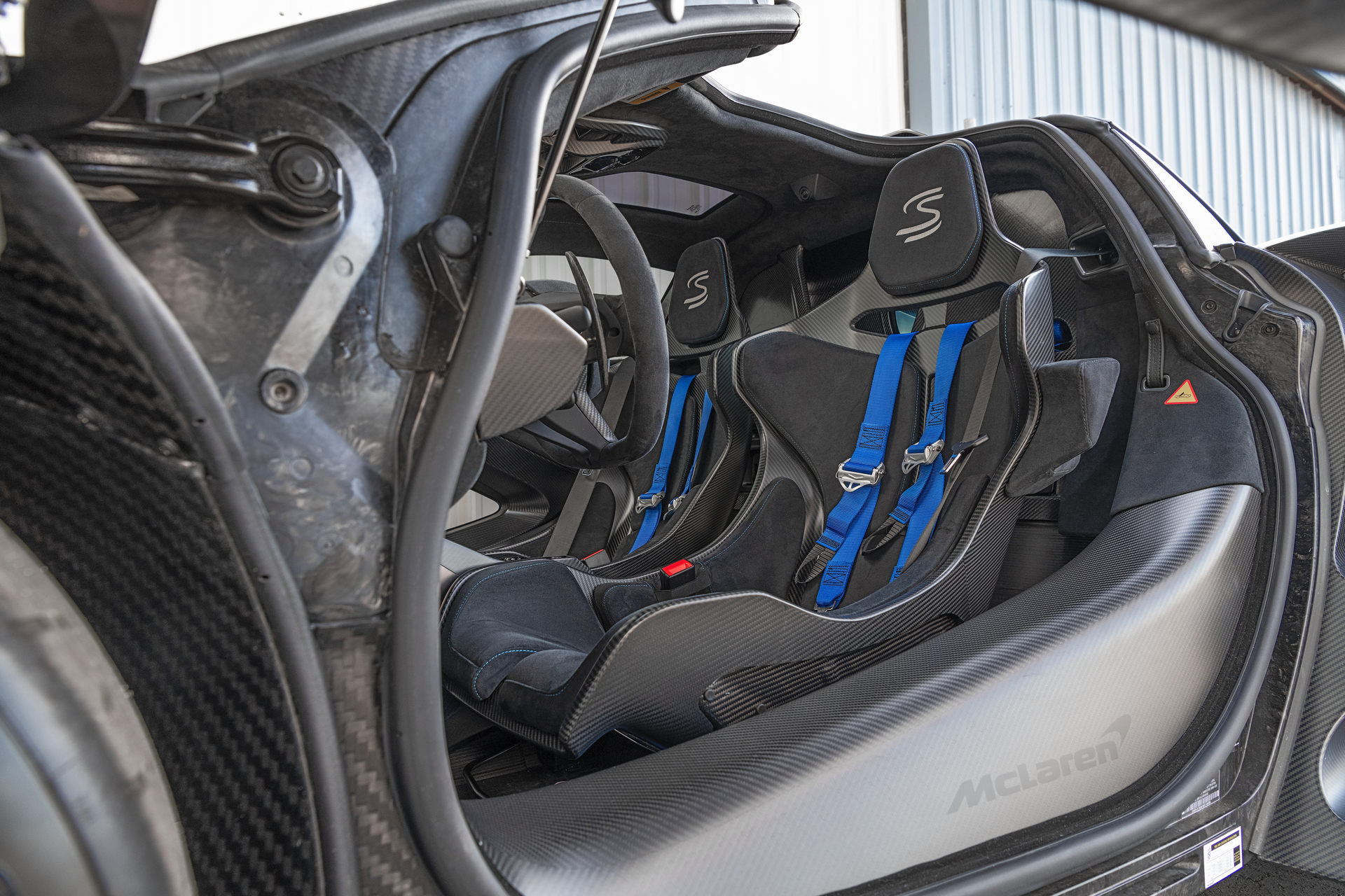 Matte Carbon McLaren Senna With 410 Miles On The Odo Has Over $360,000 Worth Of Options