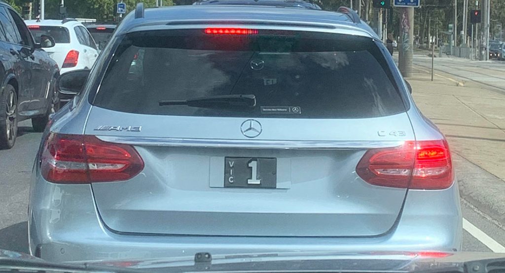 This Mercedes-AMG C43 Is Rocking A License Plate Reportedly Worth $2 Million