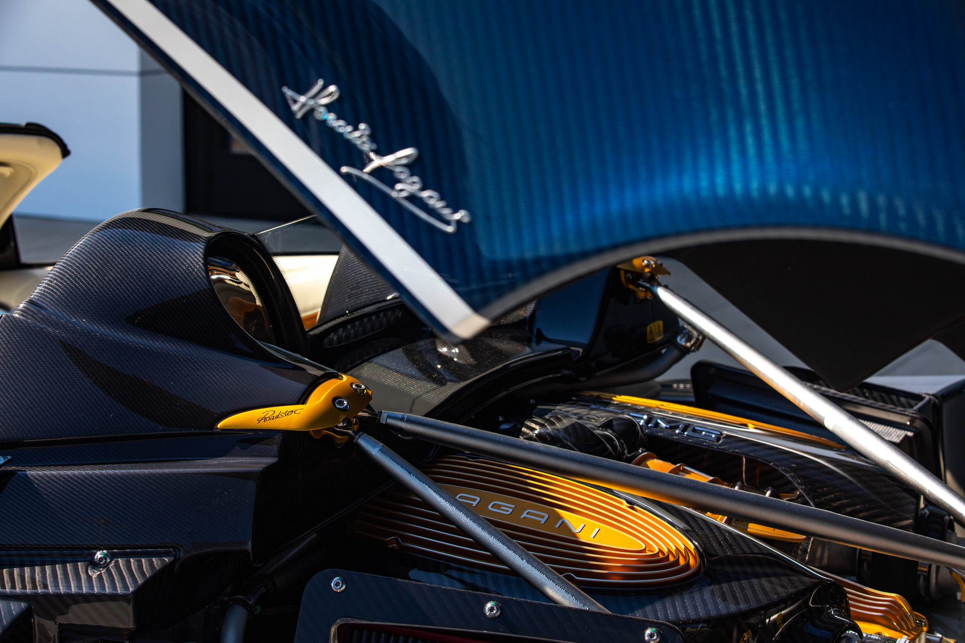 2018 Pagani Huayra Roadster Clad In Blue Carbon Is Just About Perfect