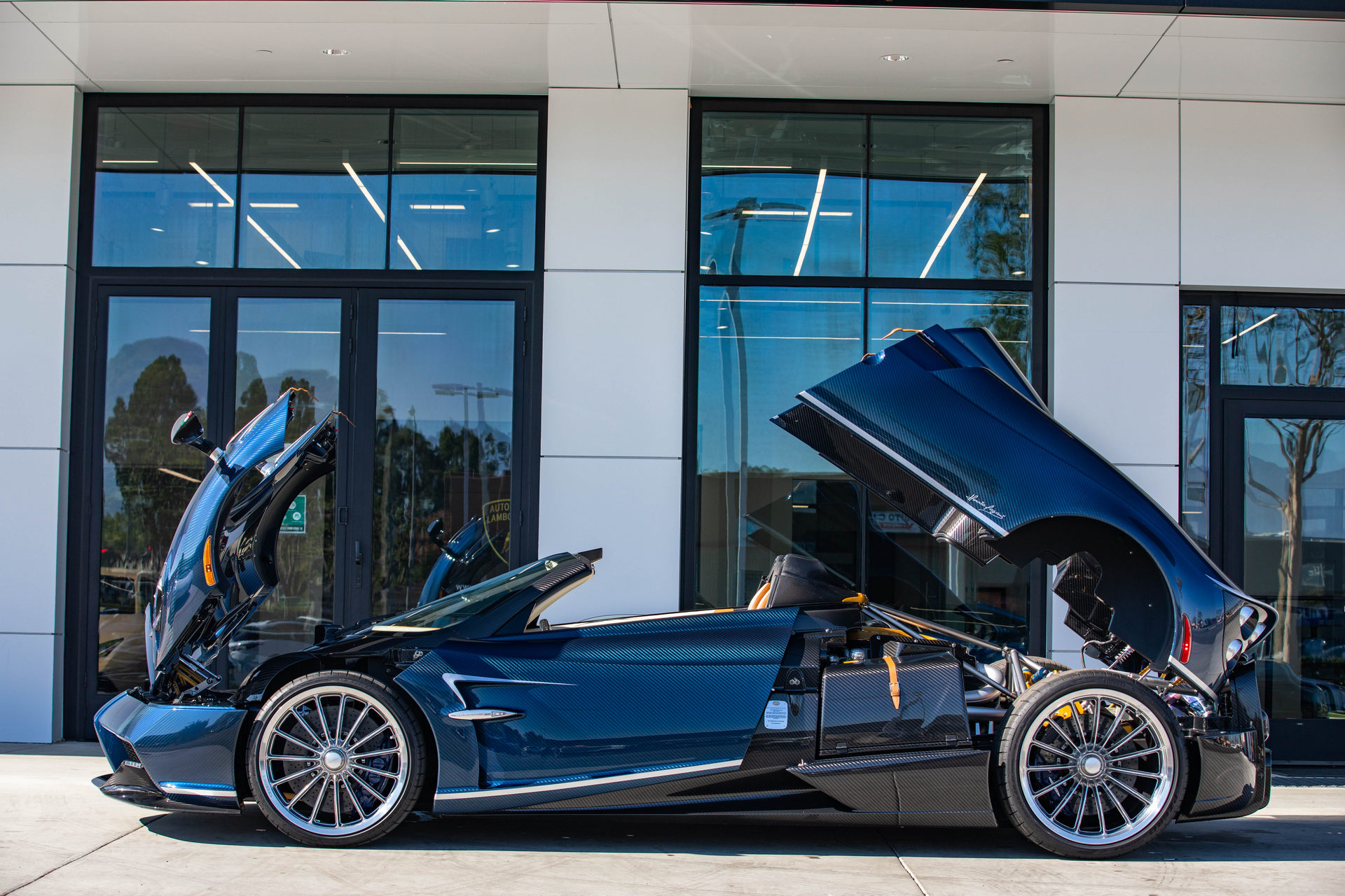 2018 Pagani Huayra Roadster Clad In Blue Carbon Is Just About Perfect
