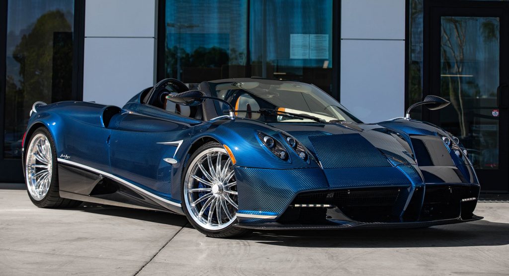  2018 Pagani Huayra Roadster Clad In Blue Carbon Is Just About Perfect