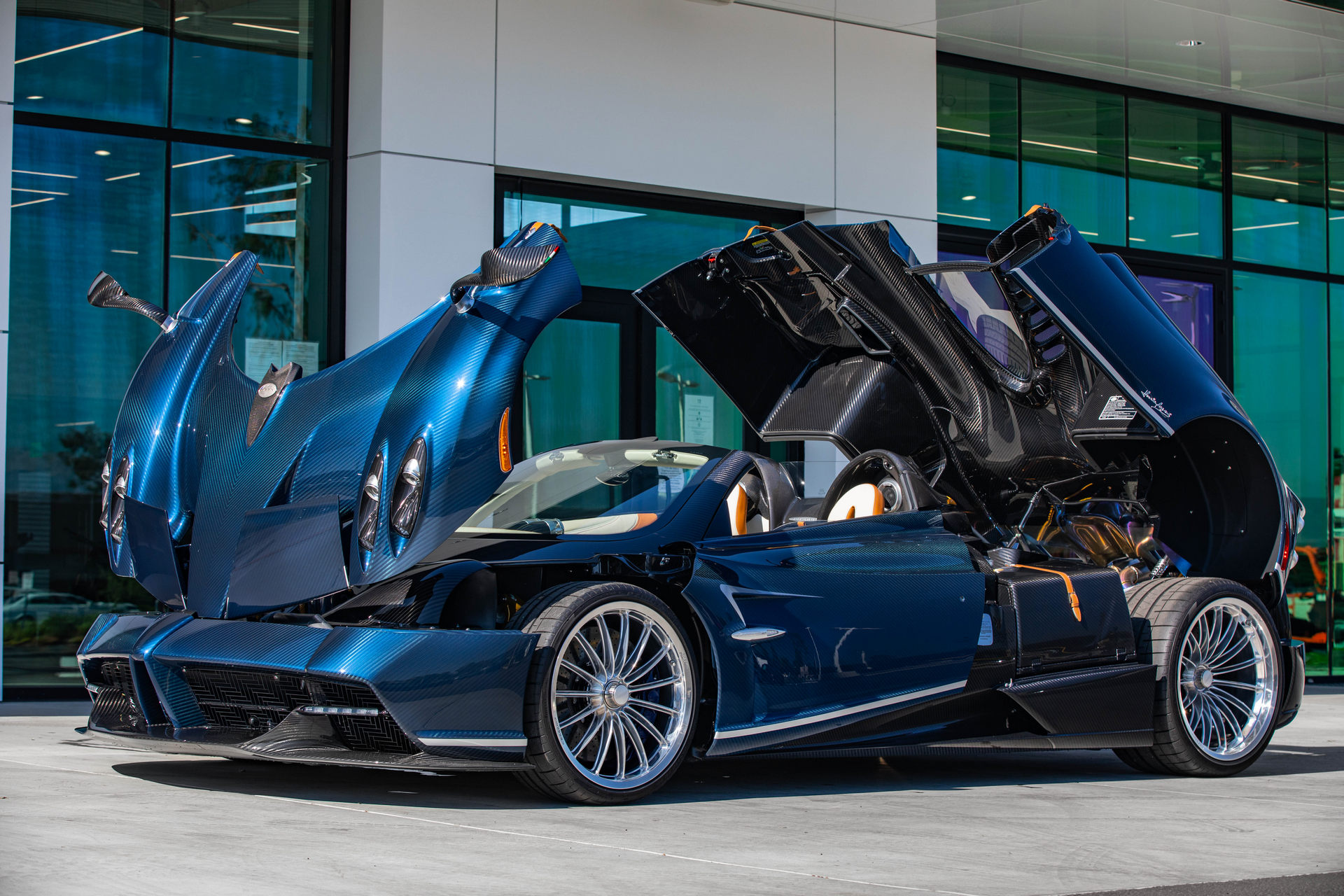 2018 Pagani Huayra Roadster Clad In Blue Carbon Is Just About Perfect