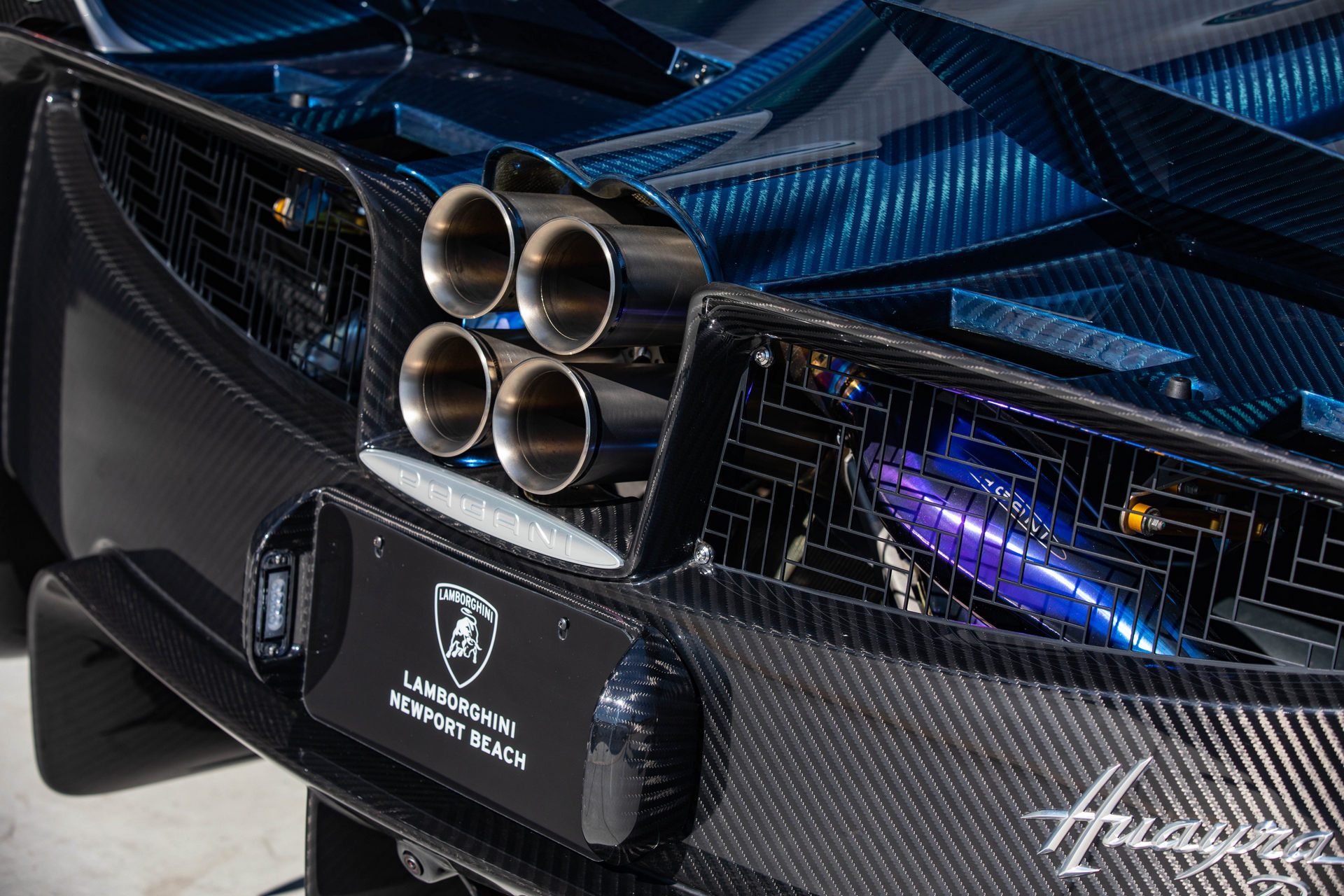 2018 Pagani Huayra Roadster Clad In Blue Carbon Is Just About Perfect