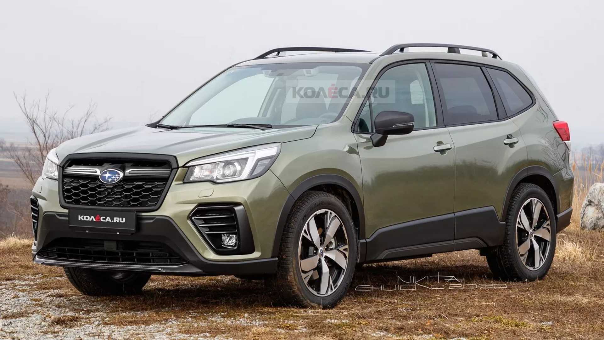 Facelifted 2022 Subaru Forester Illustrated Without The Camo