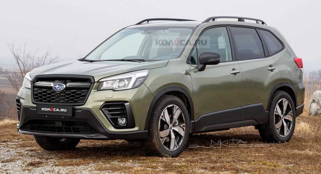  Facelifted 2022 Subaru Forester Illustrated Without The Camo