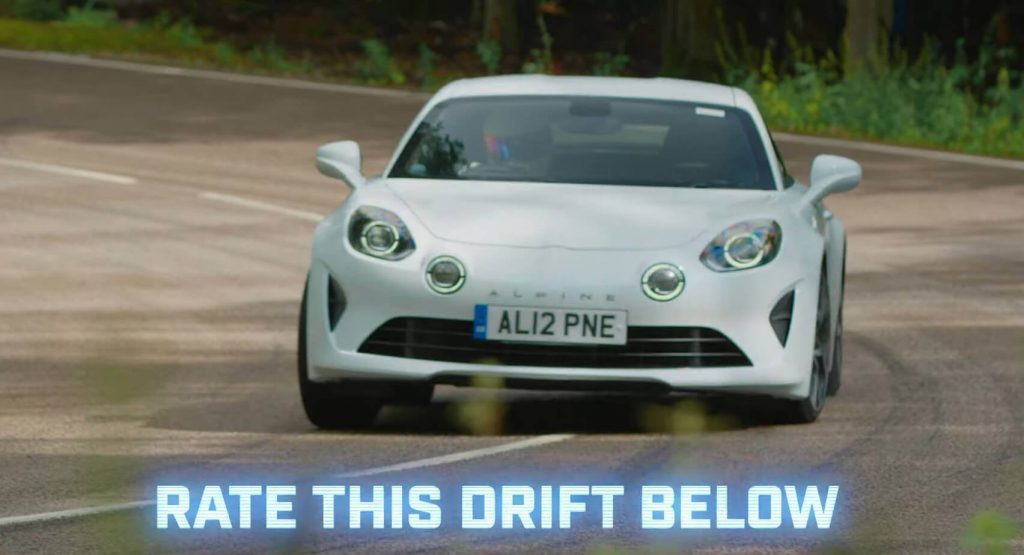 Even With The Stig At The Wheel, The Alpine A110 Doesn’t Really Like To Drift