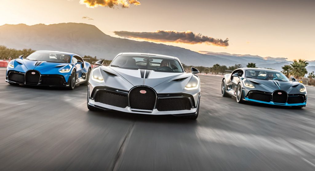  Bugatti Divos Get Together Under The California Sun In Spectacular $18 Million Display