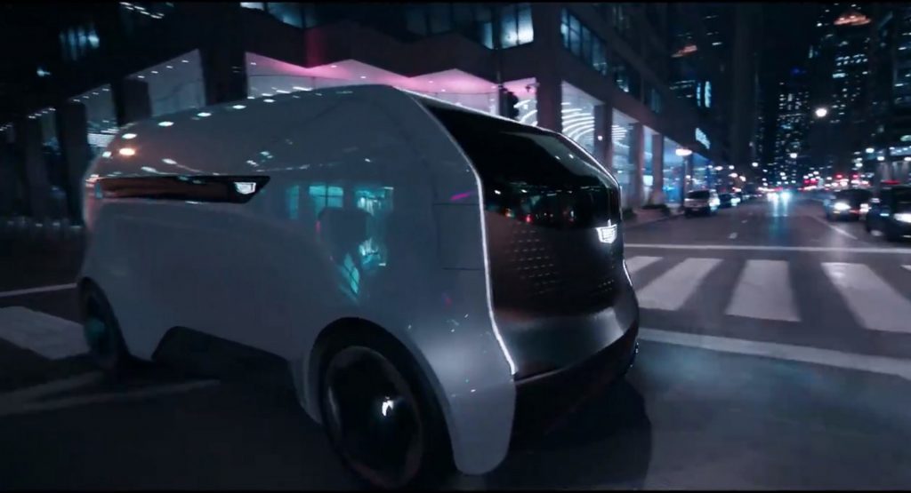 Cadillac Shows Autonomous Luxury Pod And Single Passenger Drone Concepts