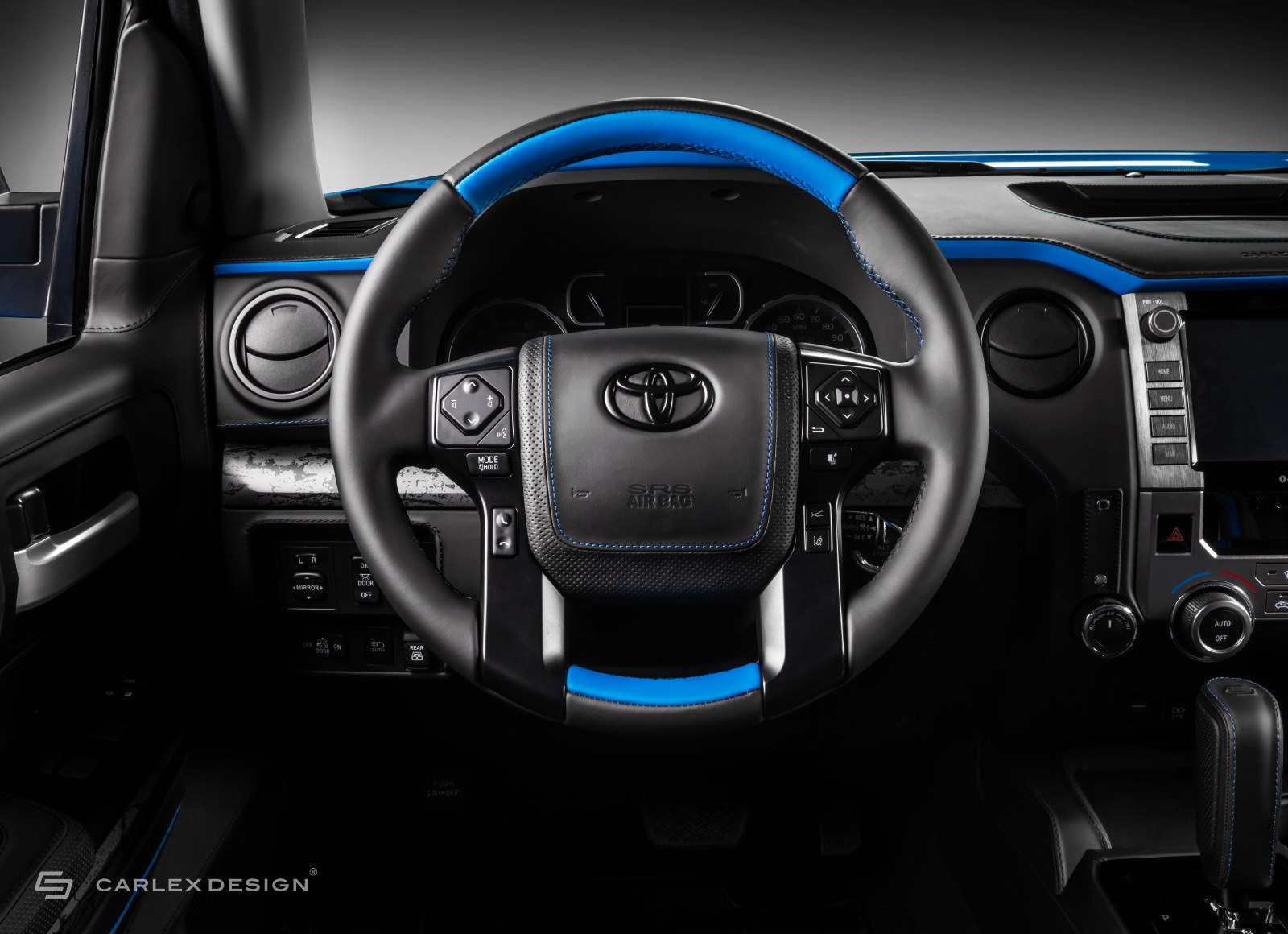 Voodoo Blue Toyota Tundra Gets Custom Interior Courtesy Of Carlex Design