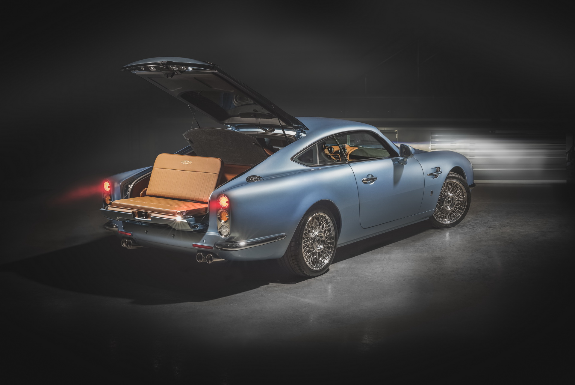 This Bespoke DBA Speedback GT Has A Picnic Seat And A Custom Drinks Set