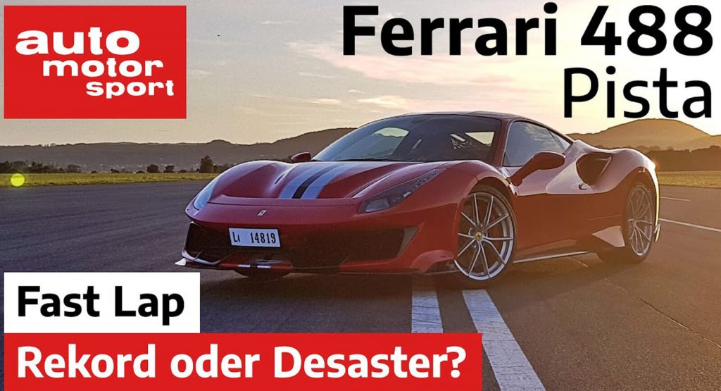  Ferrari 488 Pista Faster On The Track Than The McLaren 720S And Porsche 911 GT2 RS