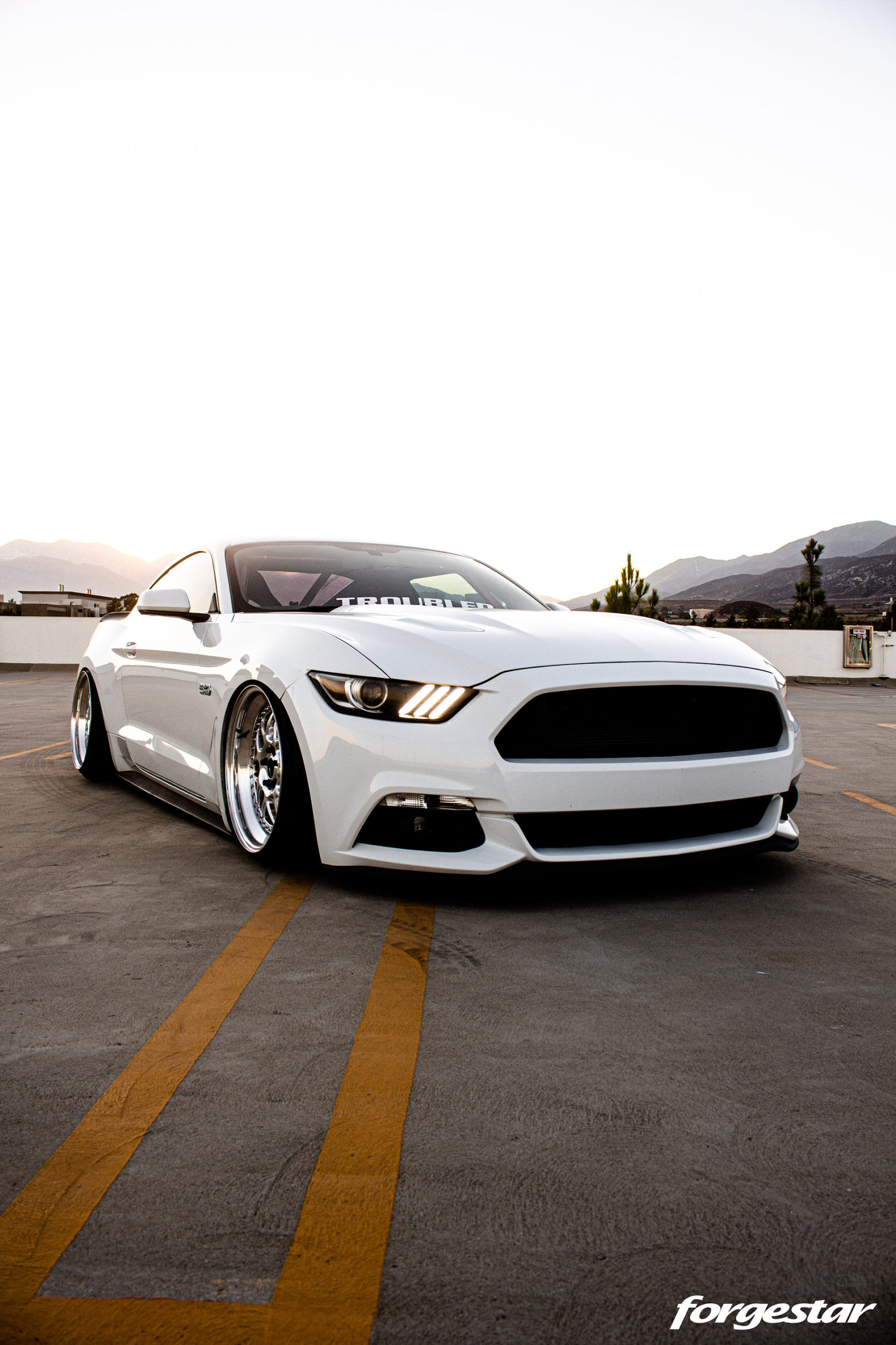 Stanced Ford Mustang GT On Custom Wheels Does Look Troubled Indeed