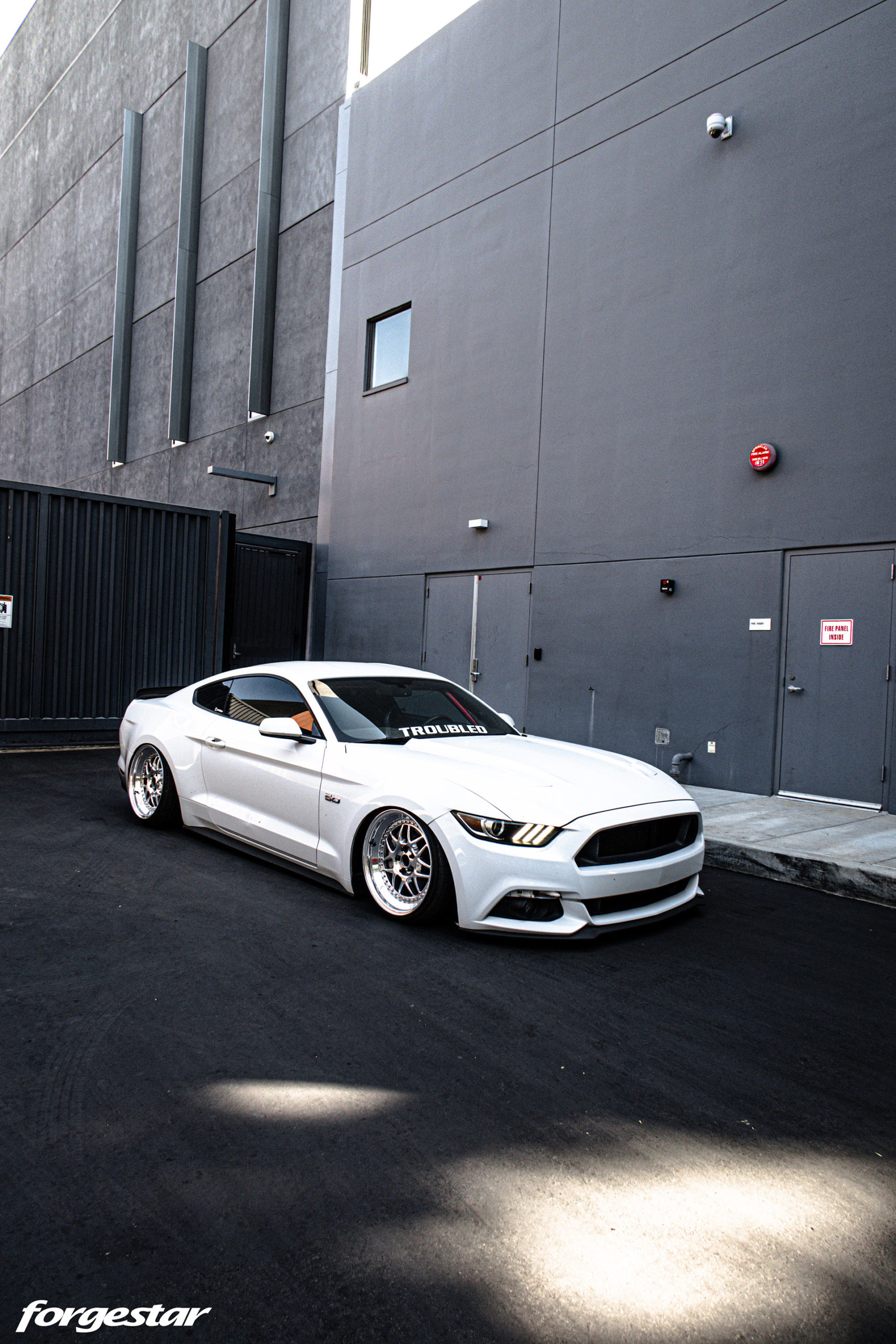 Stanced Ford Mustang GT On Custom Wheels Does Look Troubled Indeed