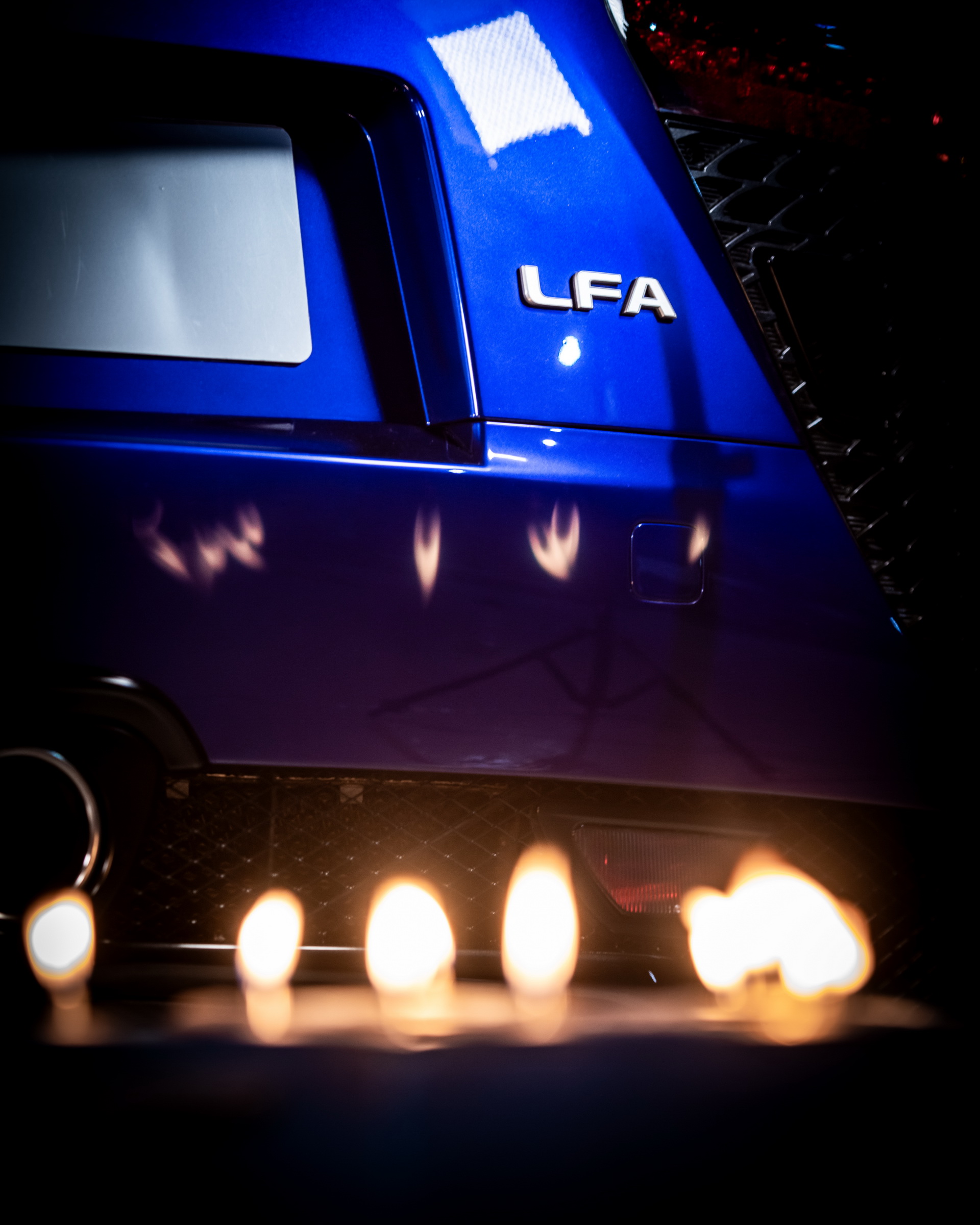 Watch The Lexus LFA Literally Blow 10 Candles Off Its Birthday Cake