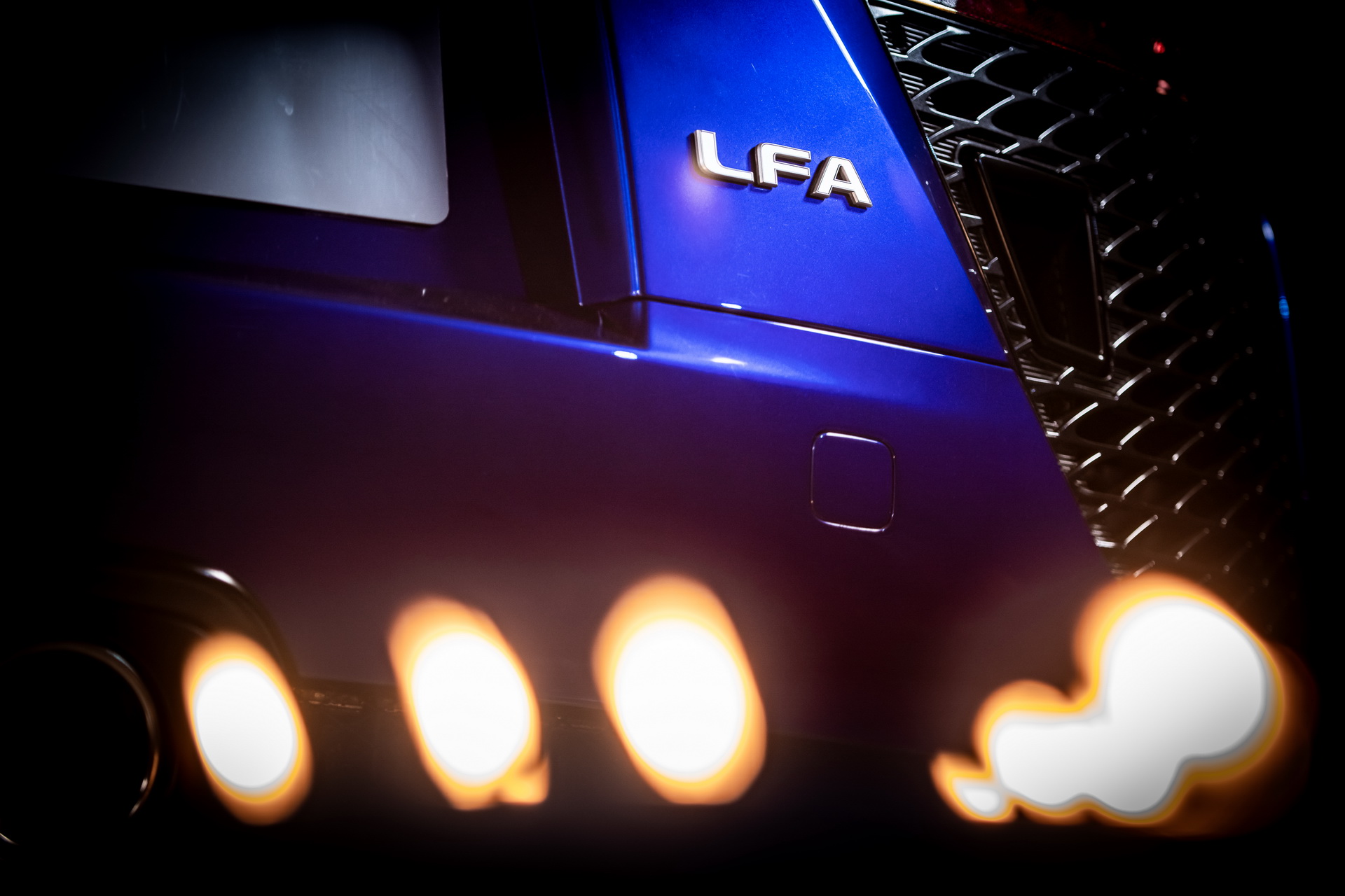Watch The Lexus LFA Literally Blow 10 Candles Off Its Birthday Cake