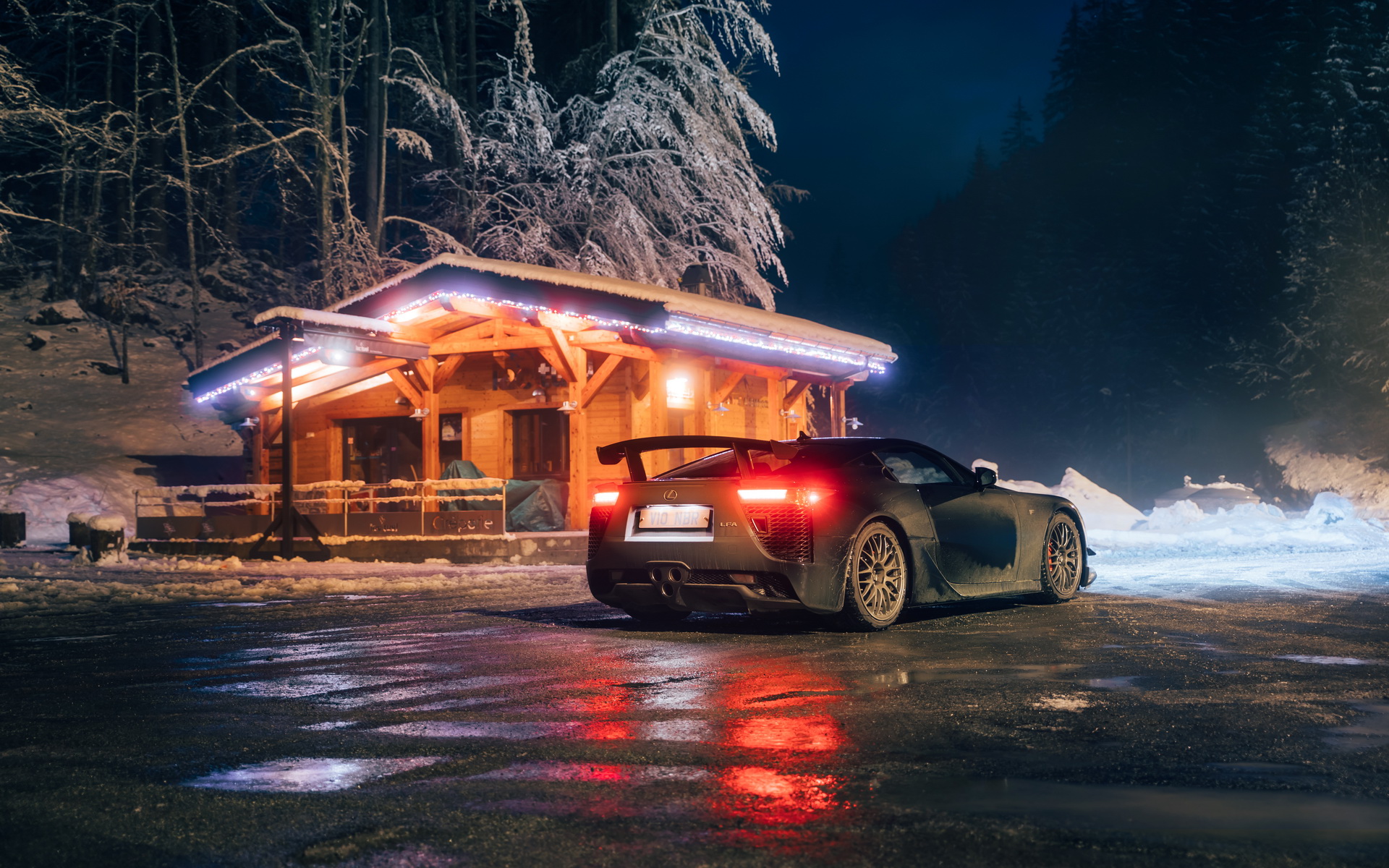 Watch The Lexus LFA Literally Blow 10 Candles Off Its Birthday Cake