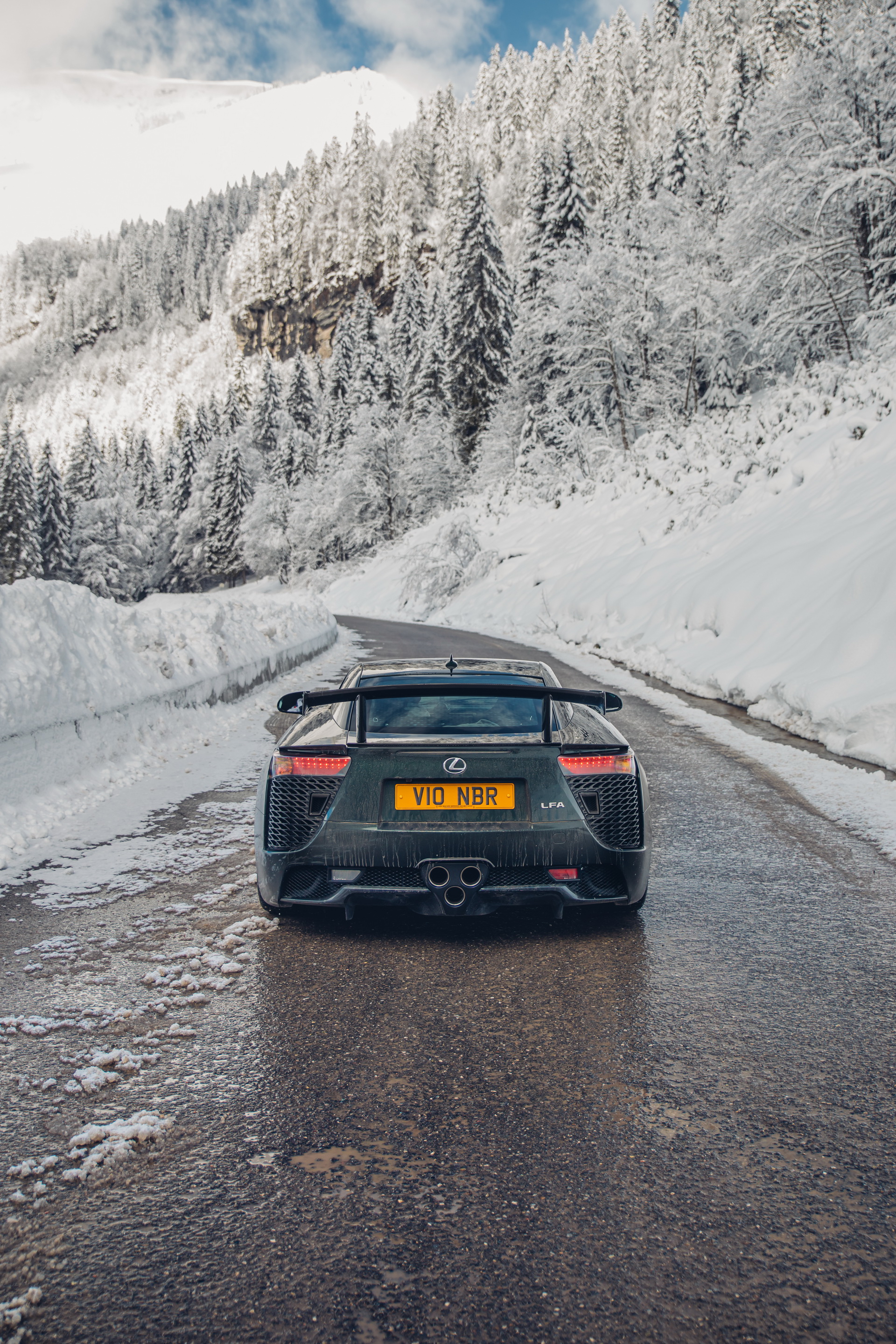 Watch The Lexus LFA Literally Blow 10 Candles Off Its Birthday Cake