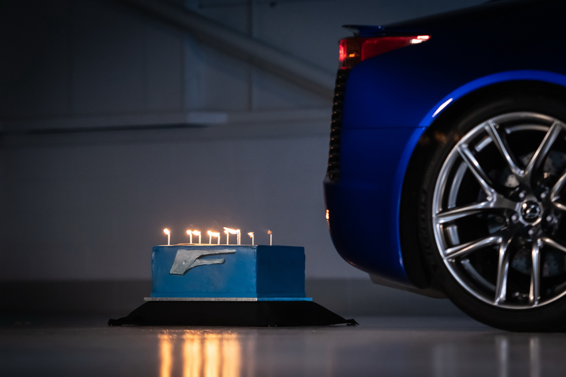 Watch The Lexus LFA Literally Blow 10 Candles Off Its Birthday Cake