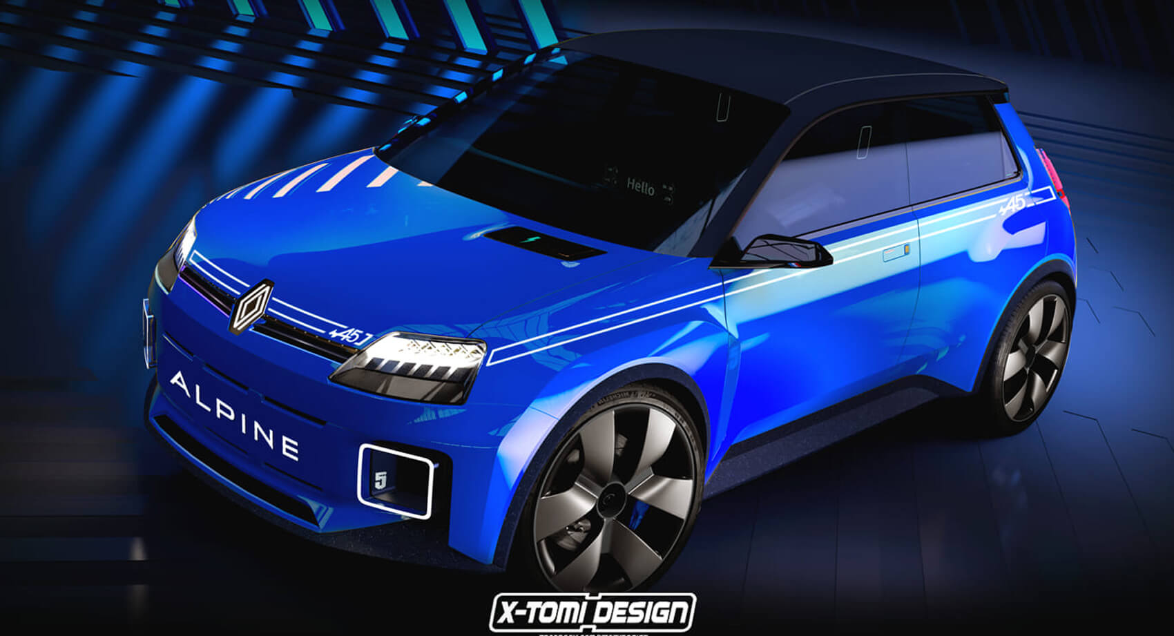 Alpine presents concept for the sport Renault 5