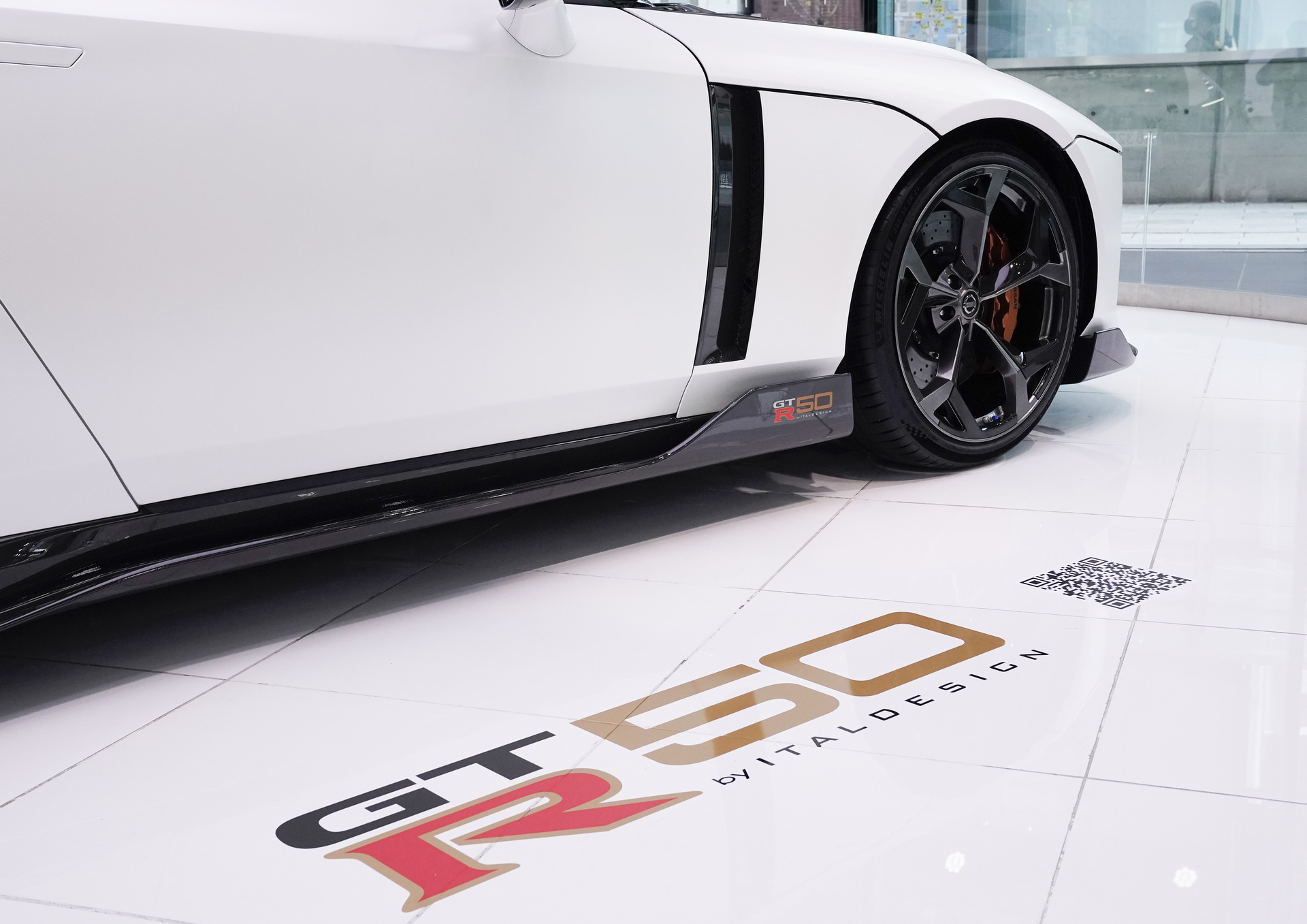 The Test Car Nissan And ItalDesign Used To Develop the GT-R50 Is On Display In Tokyo