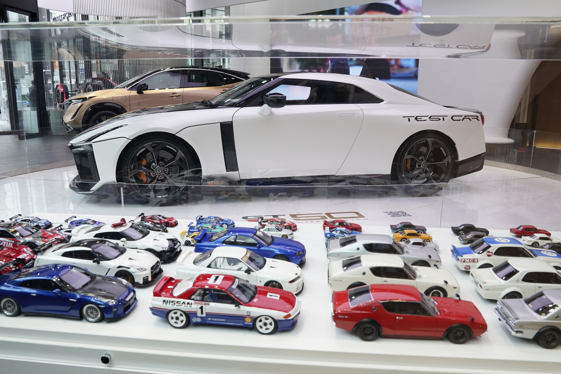 The Test Car Nissan And ItalDesign Used To Develop the GT-R50 Is On Display In Tokyo