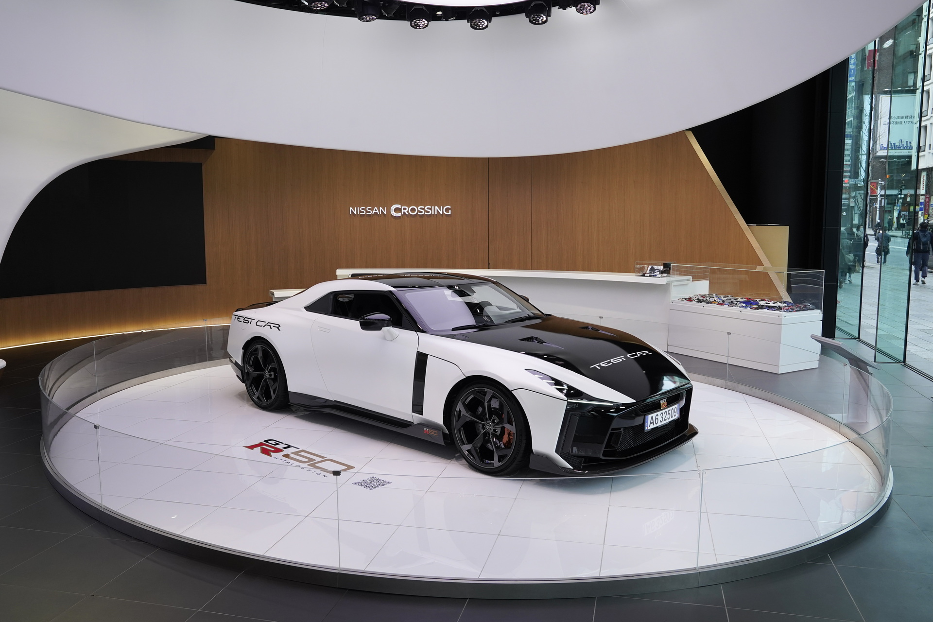 The Test Car Nissan And ItalDesign Used To Develop the GT-R50 Is On Display In Tokyo