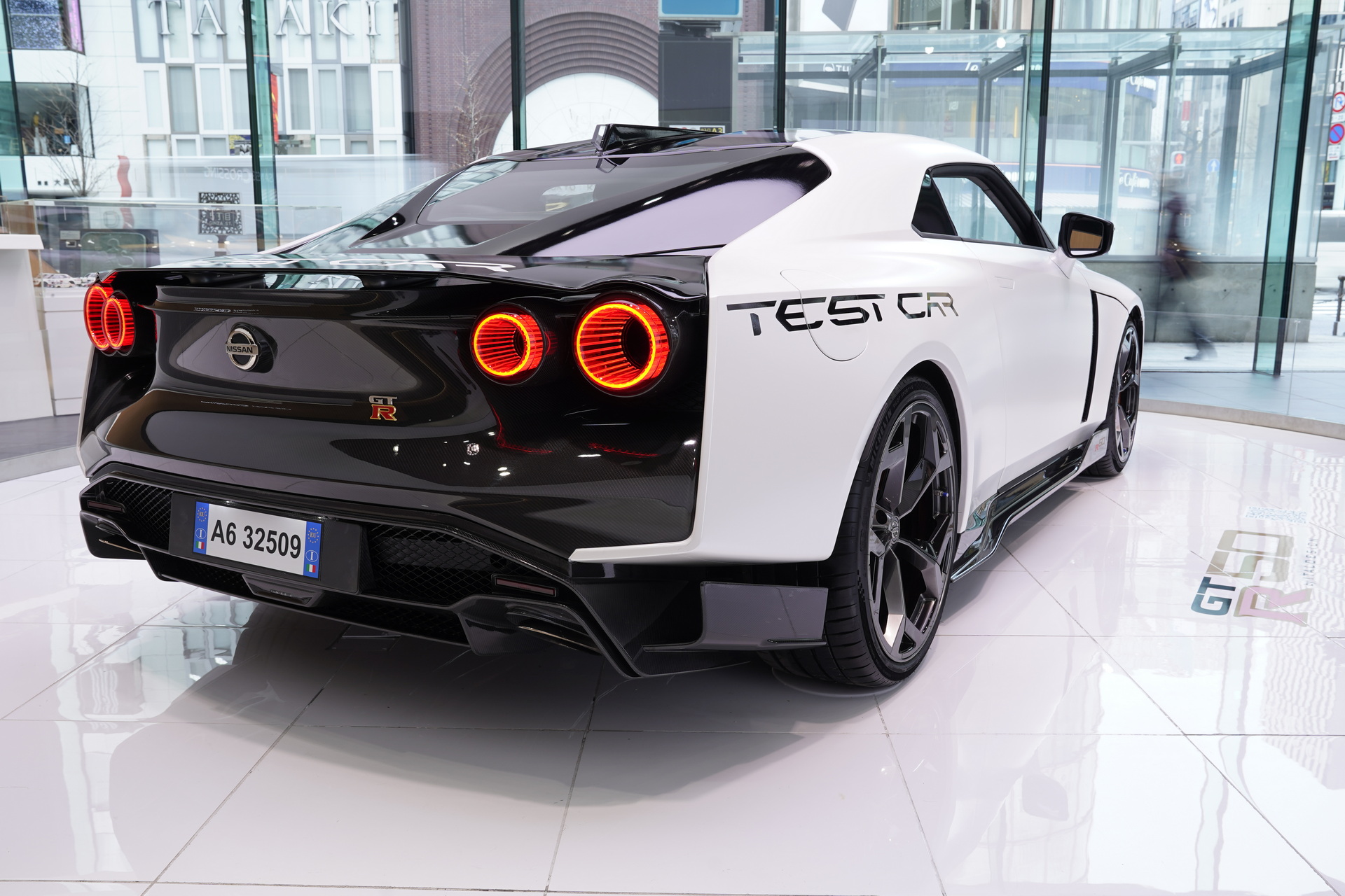 The Test Car Nissan And ItalDesign Used To Develop the GT-R50 Is On Display In Tokyo