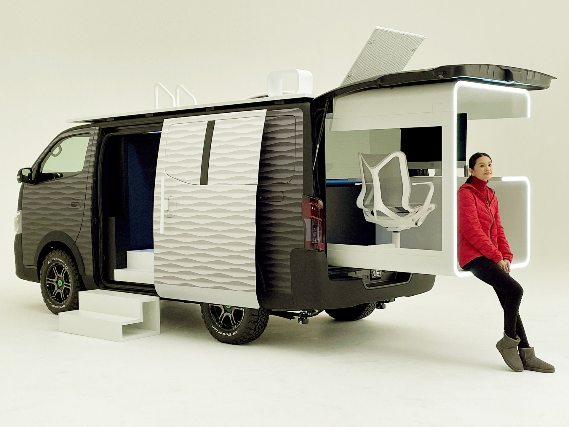 Work Anywhere With The Nissan NV350 Caravan Office Pod Concept