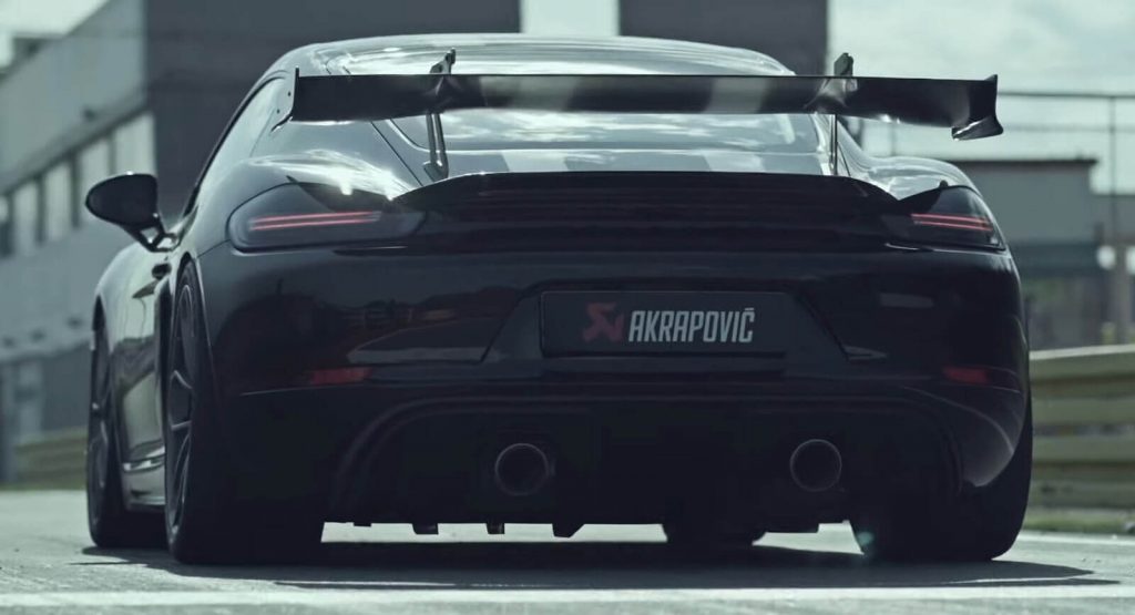 Akrapovic 2020+ Porsche Cayman GT4 (718) Tail Pipe Set (Black Coated T –  EUDM Autosports