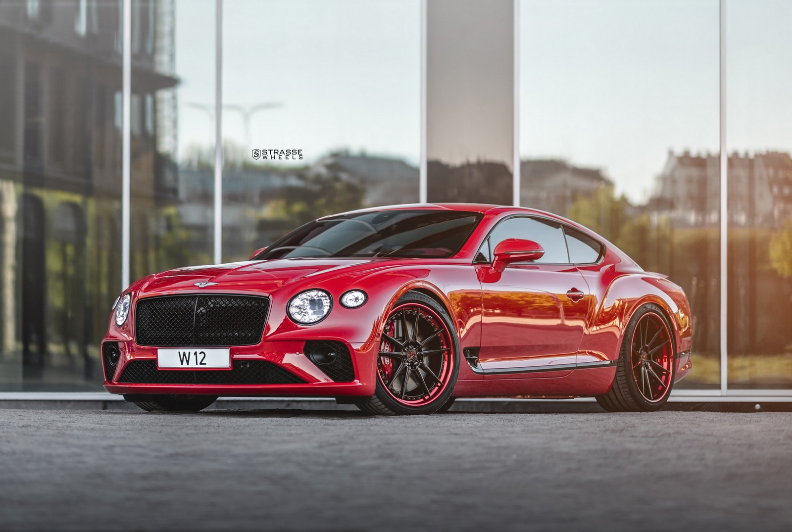 How Much Red Is Too Much? Meet Strasse's Custom Bentley Continental GT ...