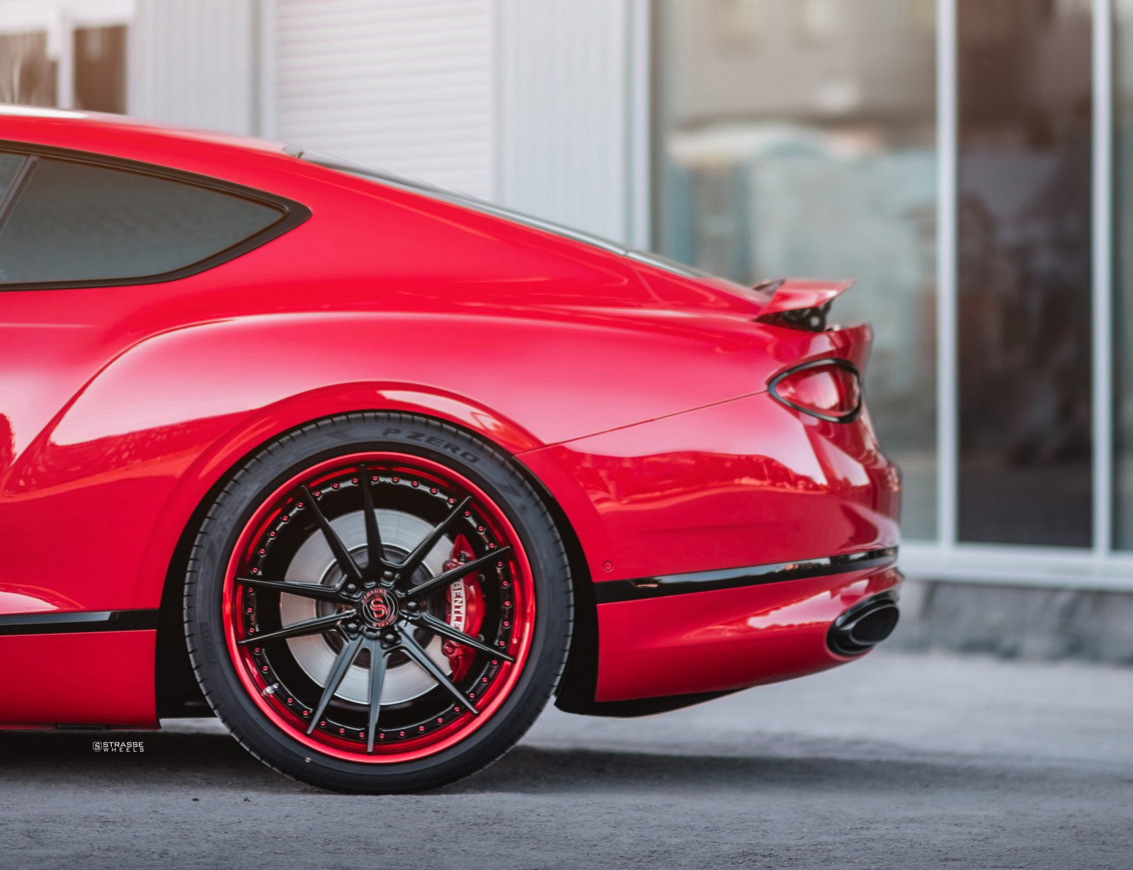 How Much Red Is Too Much? Meet Strasse’s Custom Bentley Continental GT