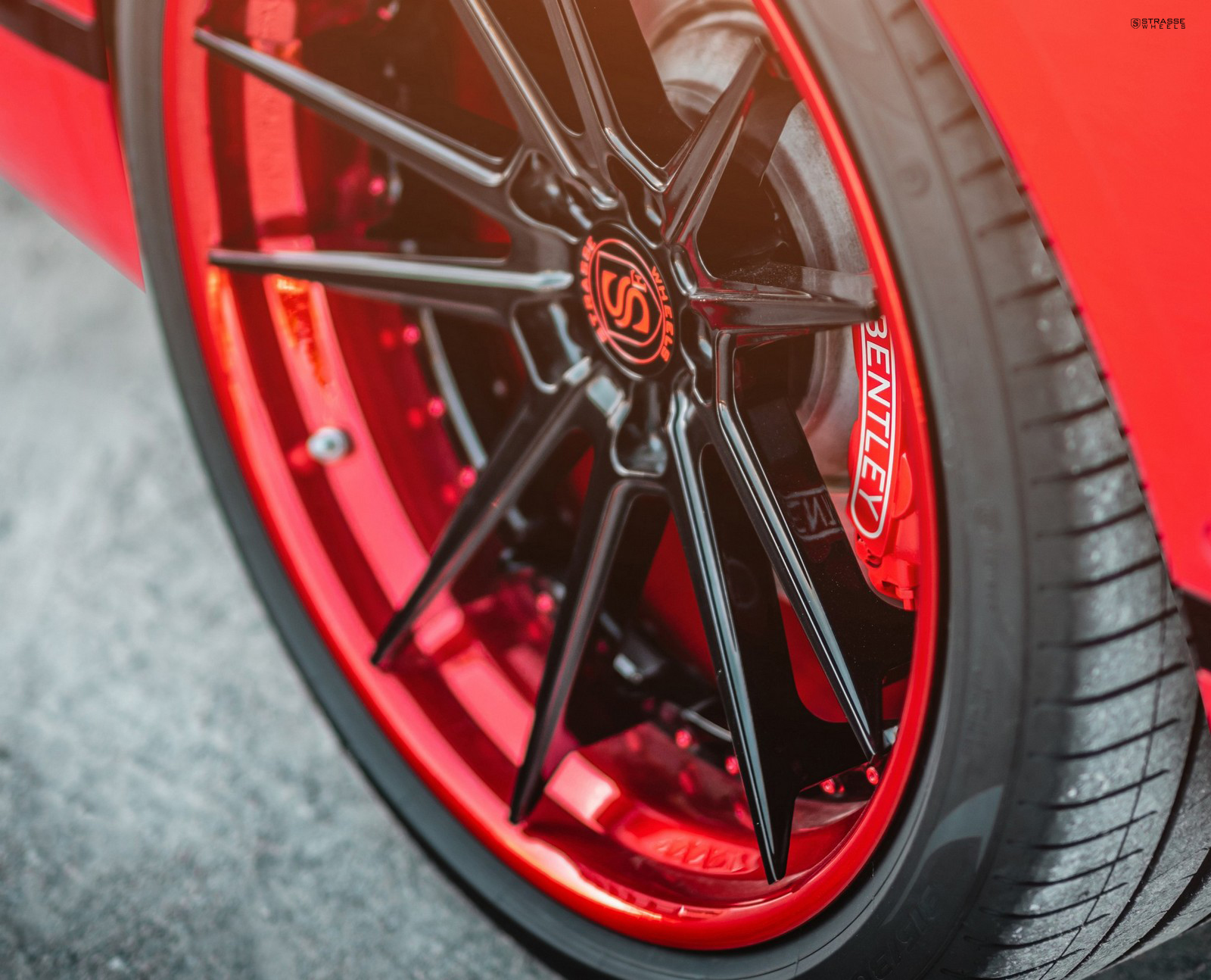 How Much Red Is Too Much? Meet Strasse’s Custom Bentley Continental GT