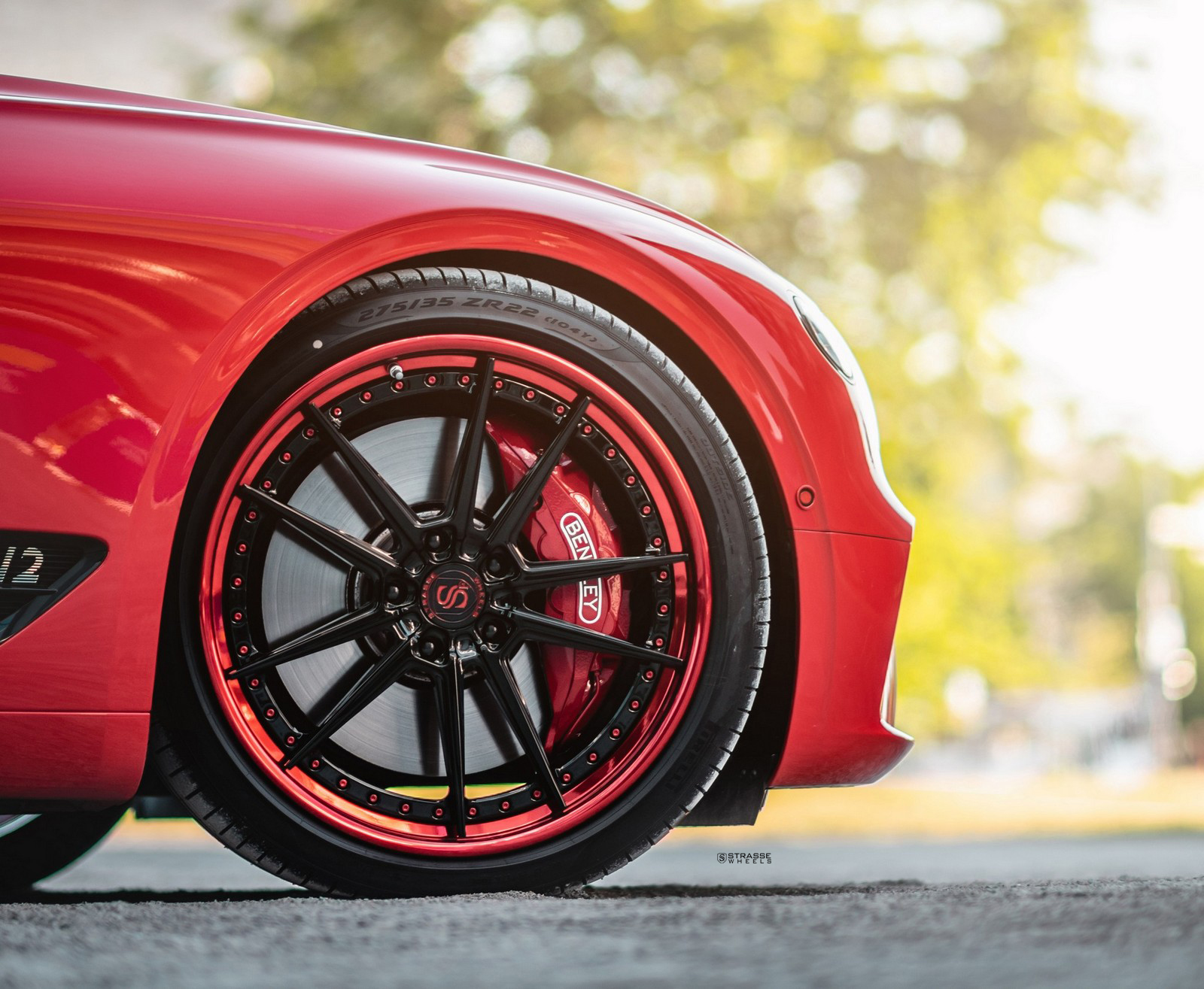 How Much Red Is Too Much? Meet Strasse’s Custom Bentley Continental GT