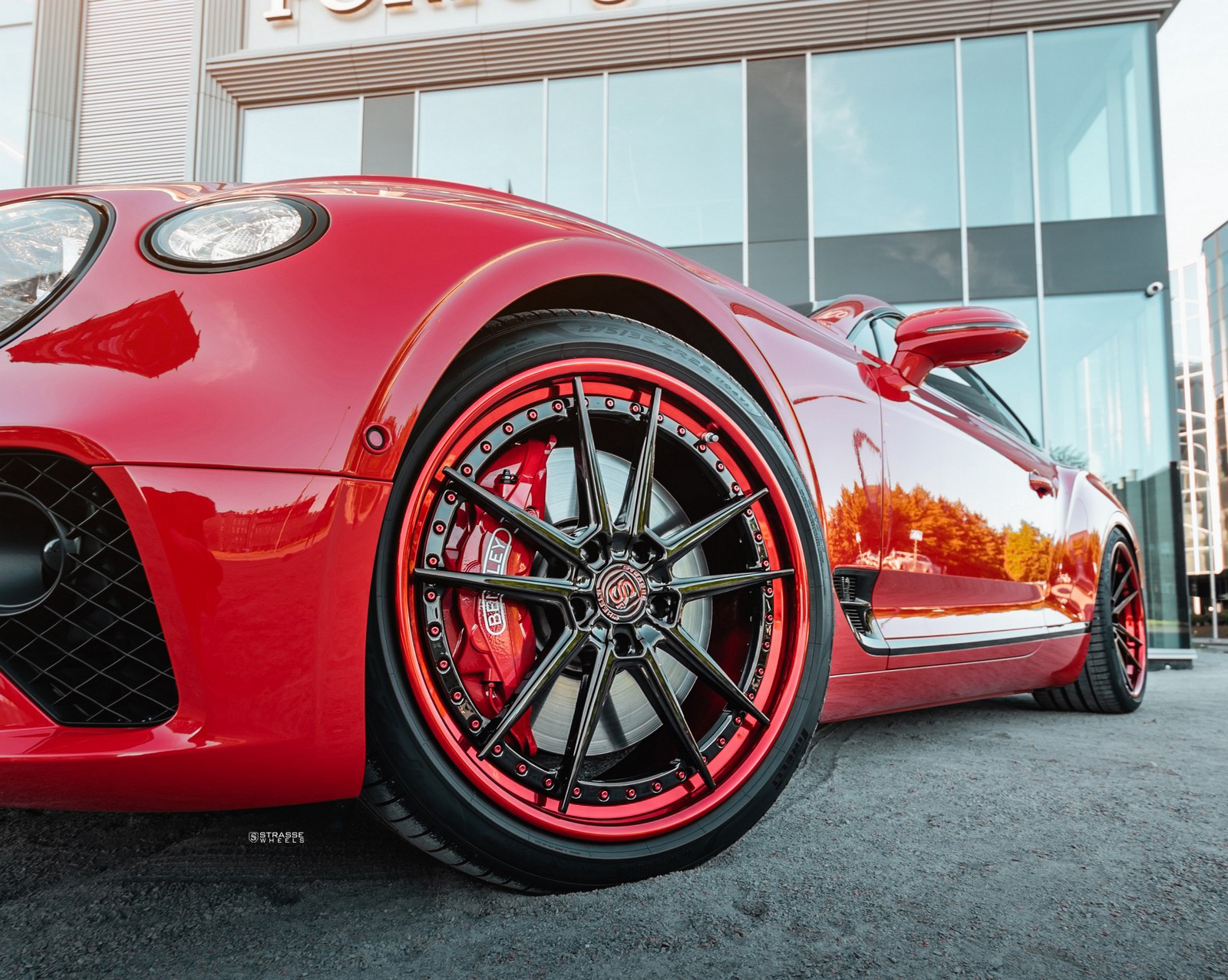 How Much Red Is Too Much? Meet Strasse’s Custom Bentley Continental GT
