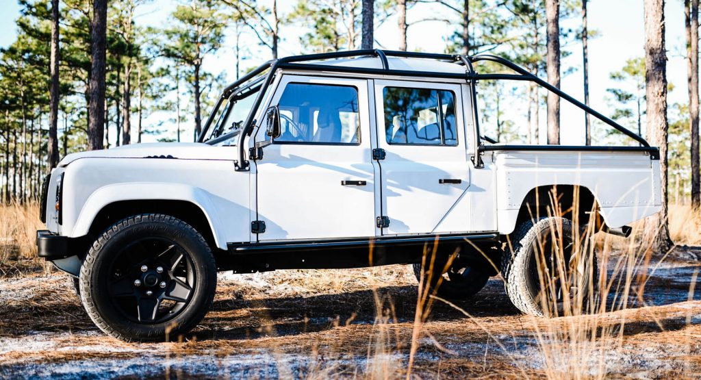 1988 Restomod Land Rover Defender 130 Pickup Will Cost You $190K