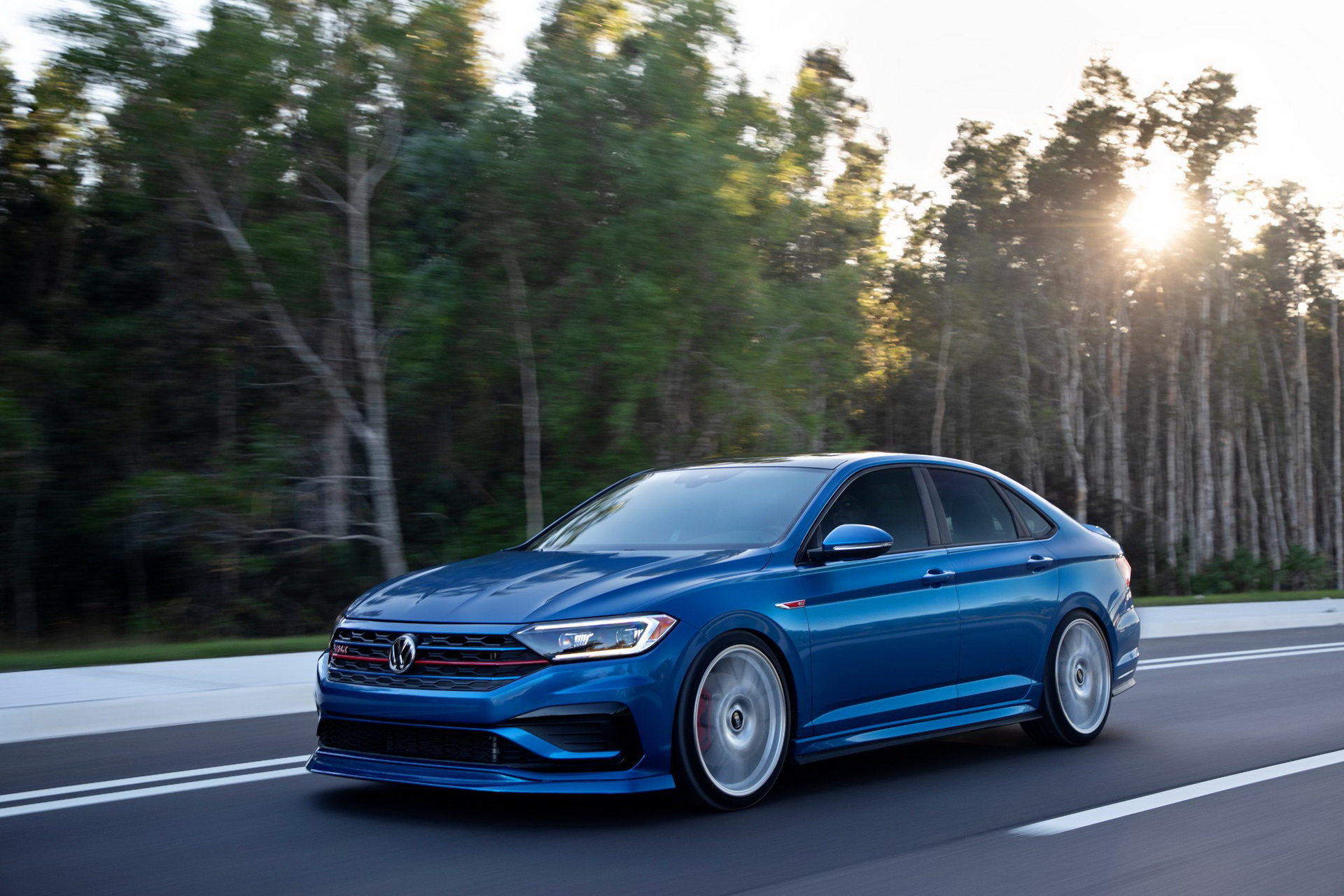 VW’s New ‘Blue Lagoon’ Jetta GLI Is A Concept Built For Enthusiasts
