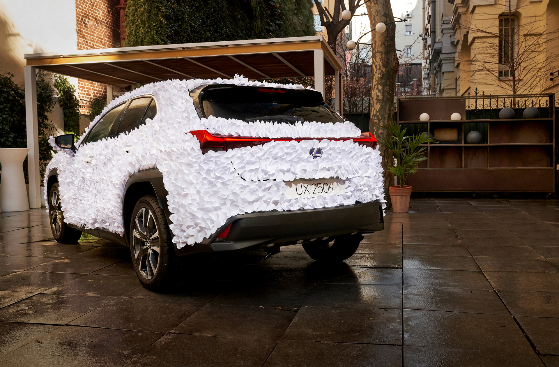 Don’t Get Any Ideas, But Lexus UX Art Car Winner Is Covered In Thousands Of Paper Petals