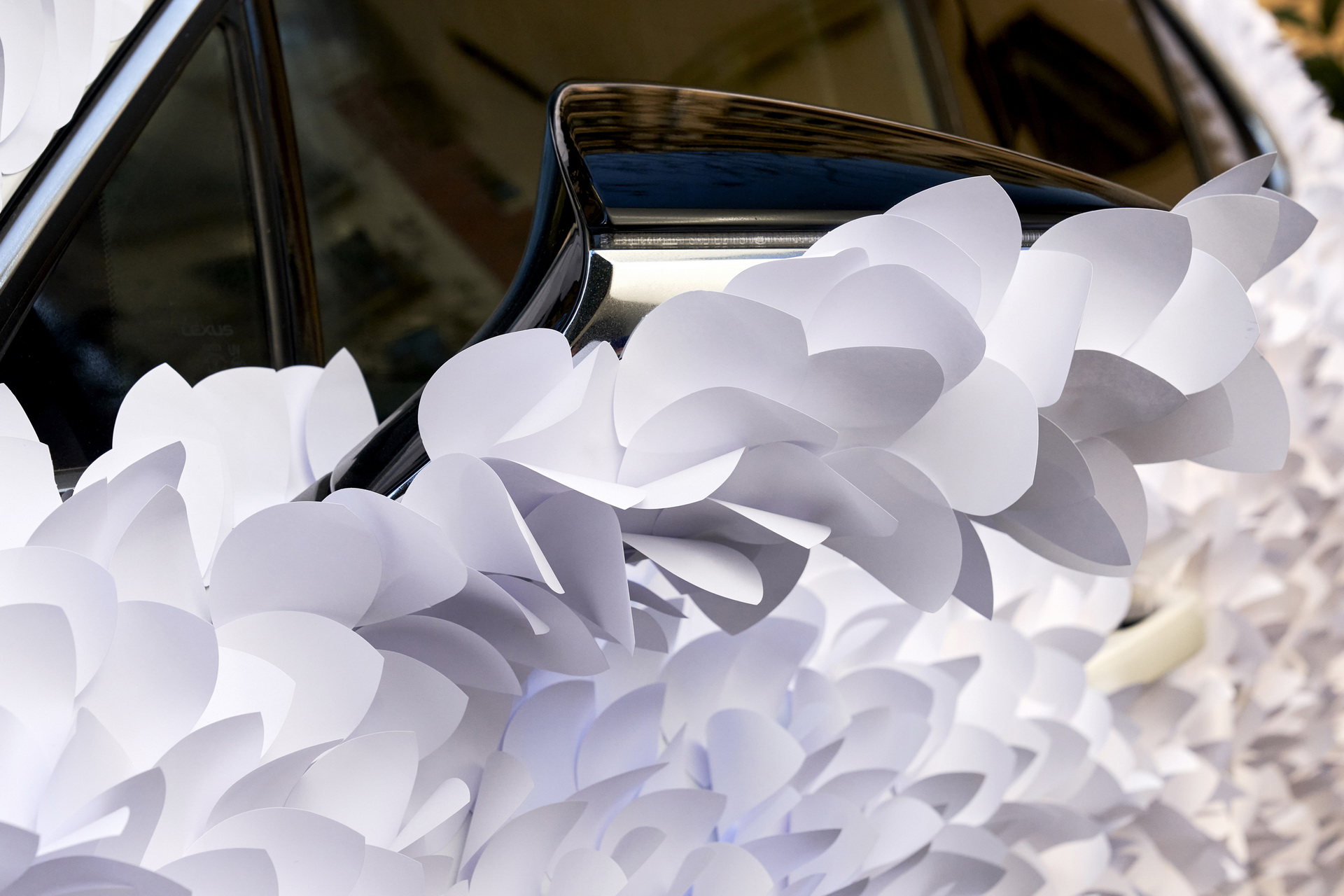 Don’t Get Any Ideas, But Lexus UX Art Car Winner Is Covered In Thousands Of Paper Petals
