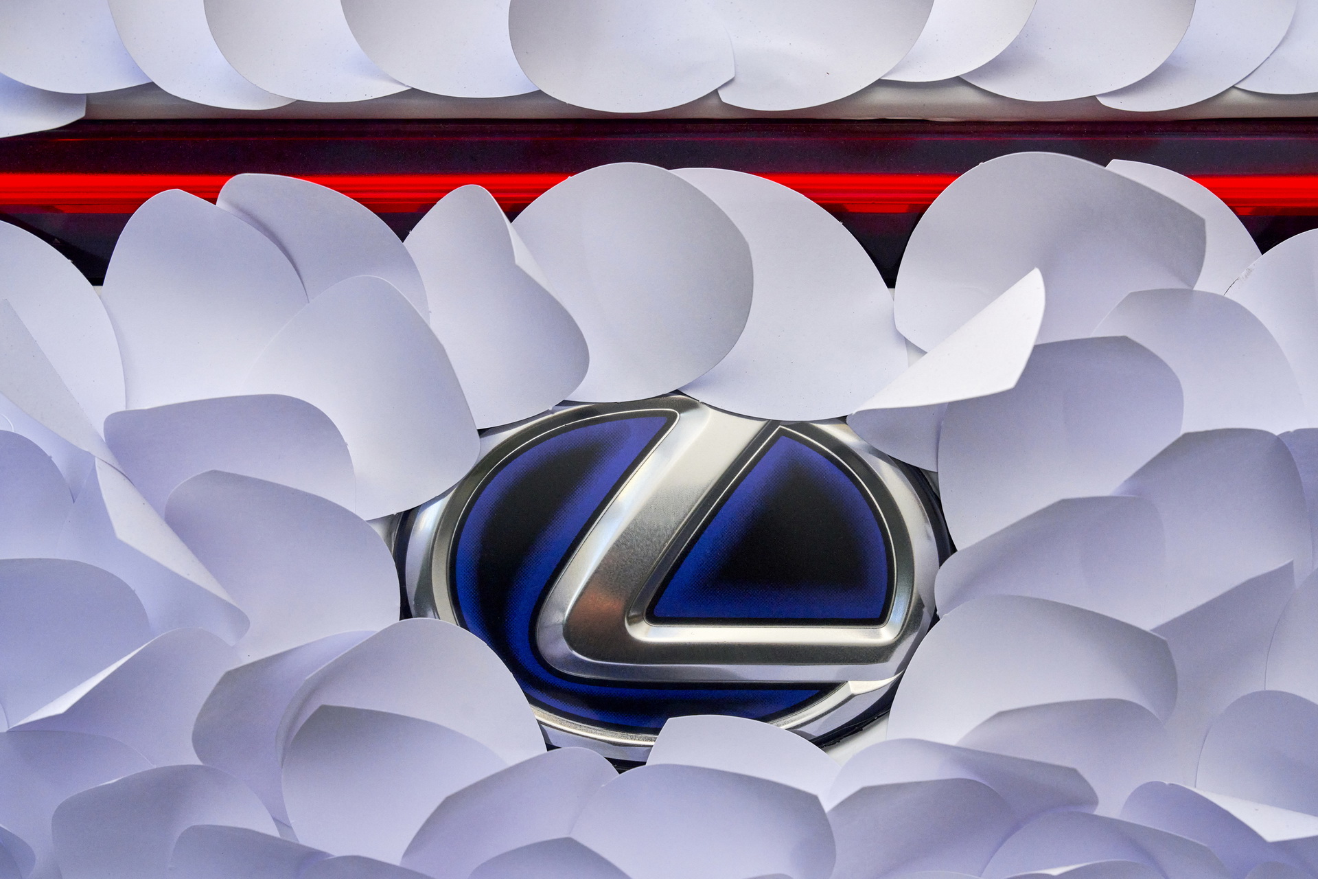 Don’t Get Any Ideas, But Lexus UX Art Car Winner Is Covered In Thousands Of Paper Petals