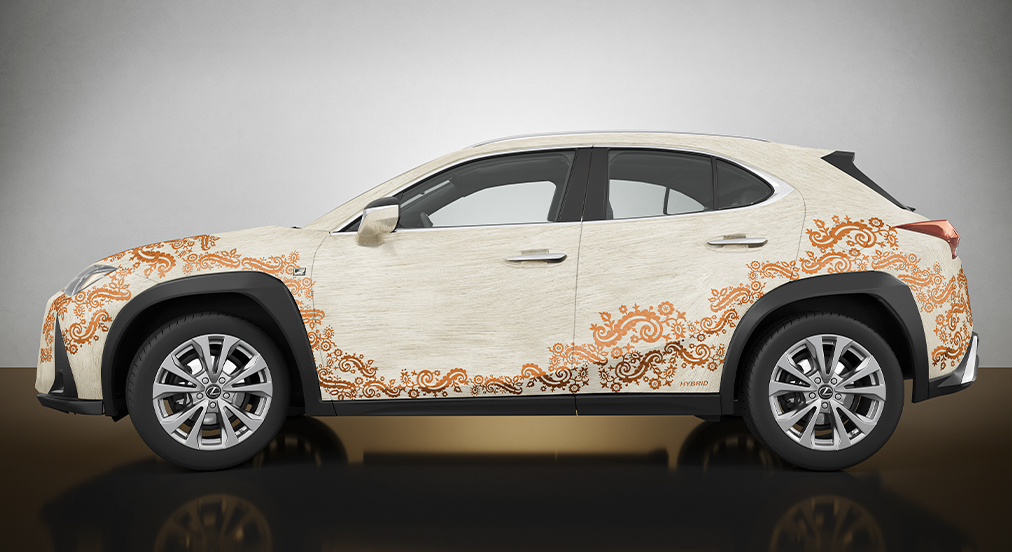 Don’t Get Any Ideas, But Lexus UX Art Car Winner Is Covered In Thousands Of Paper Petals